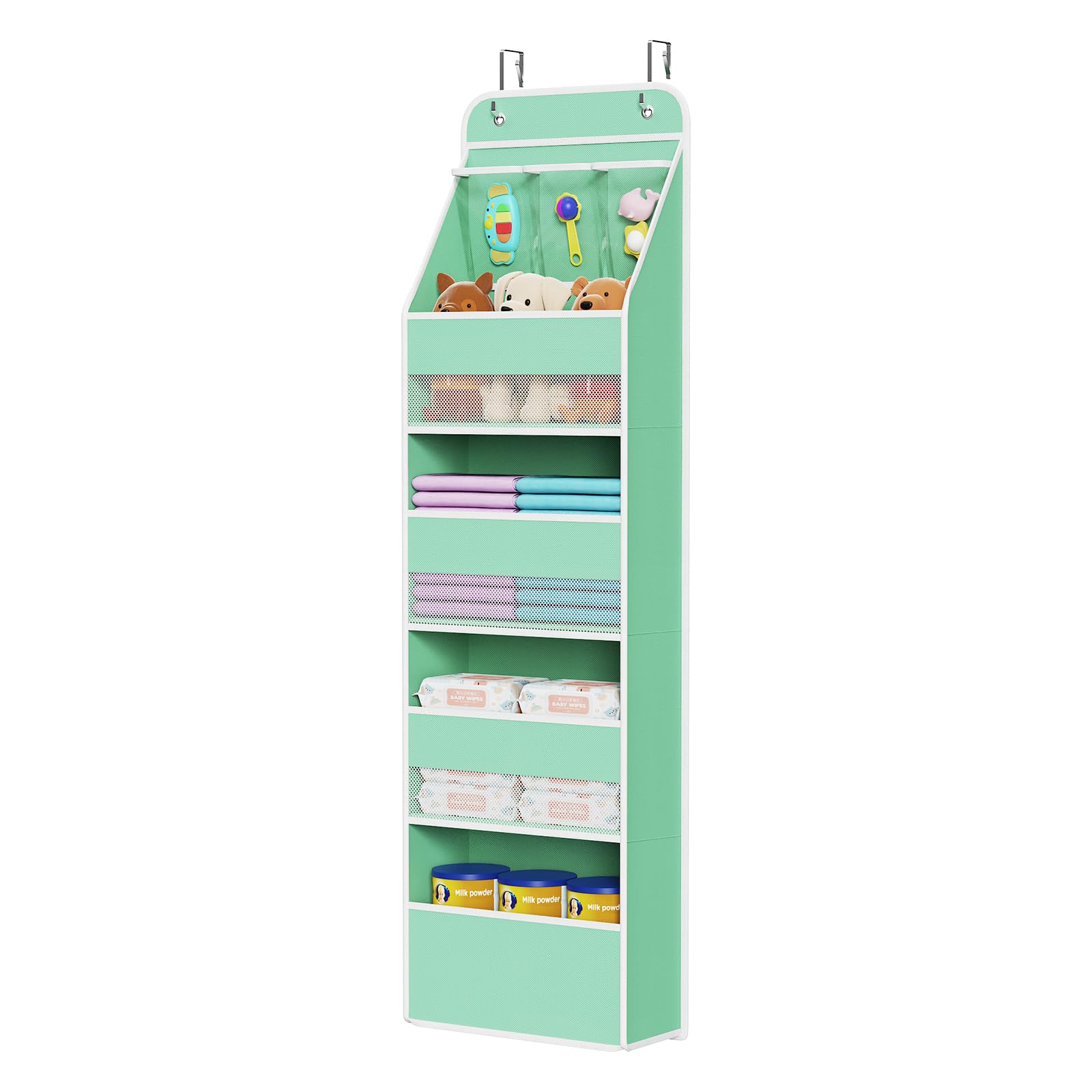 Fabric Over Door Hanging Organizer for Baby Nursery