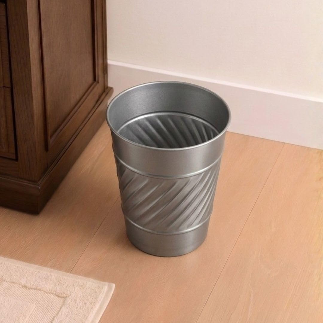 Metal Bathroom Trash Can