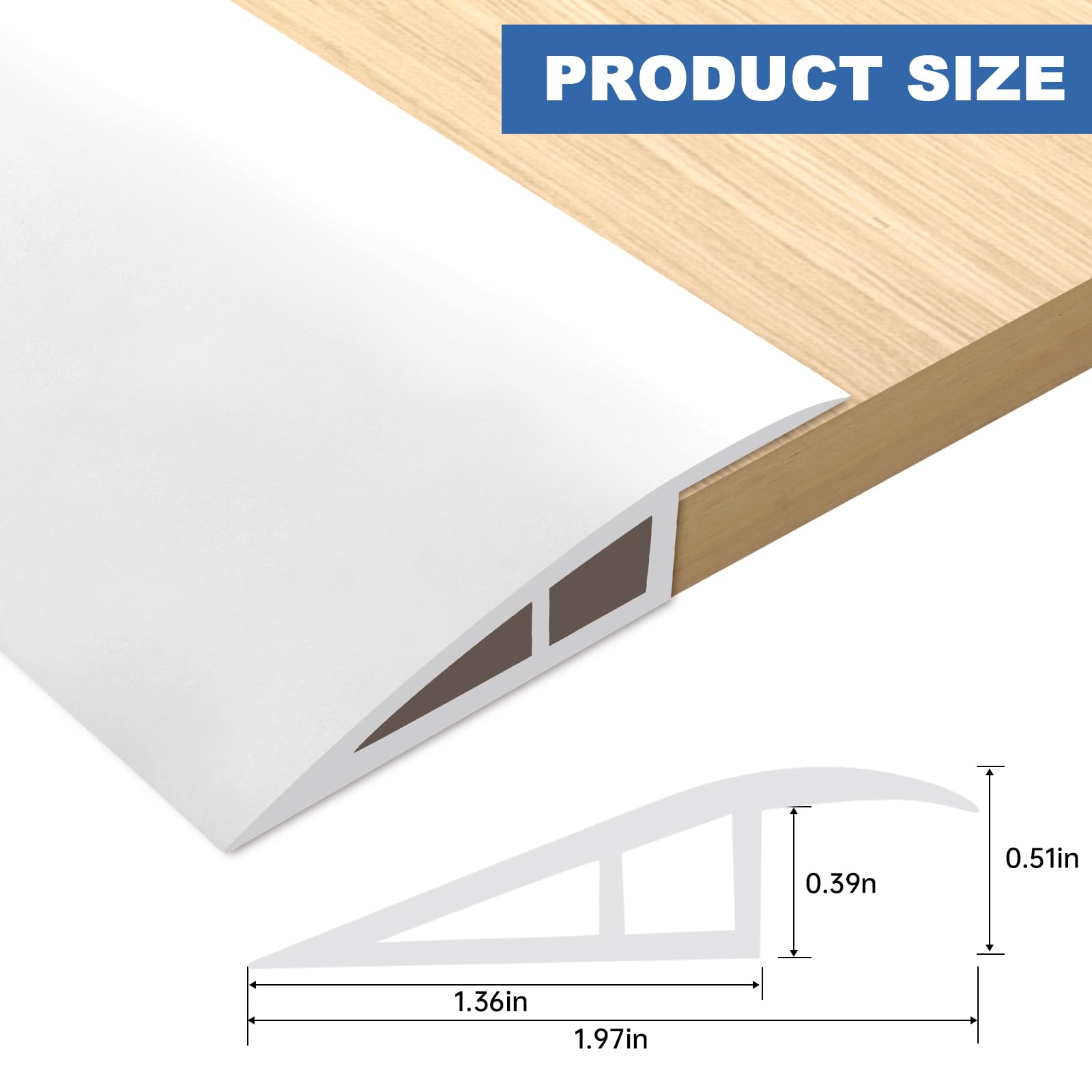 Vinyl Floor Transition Strip Self Adhesive Door Threshold Strip