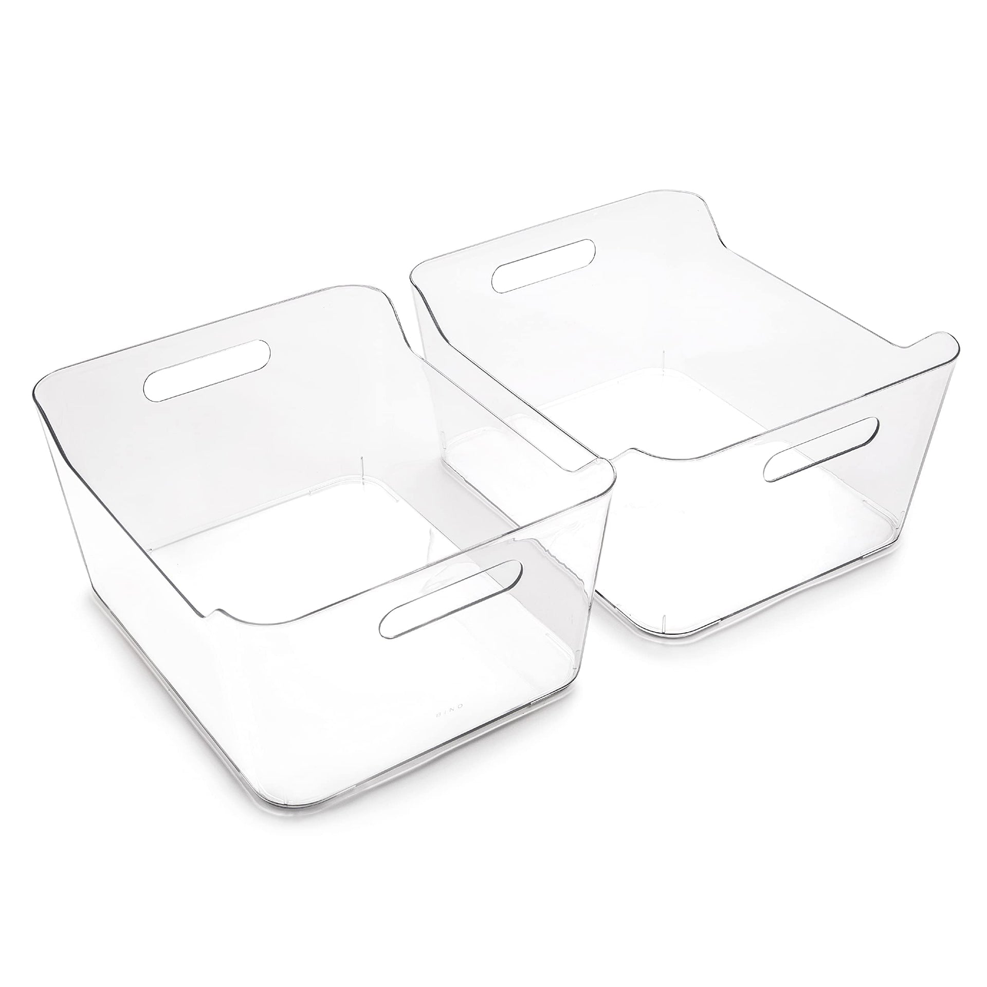 Plastic Storage Bins (2 Count)