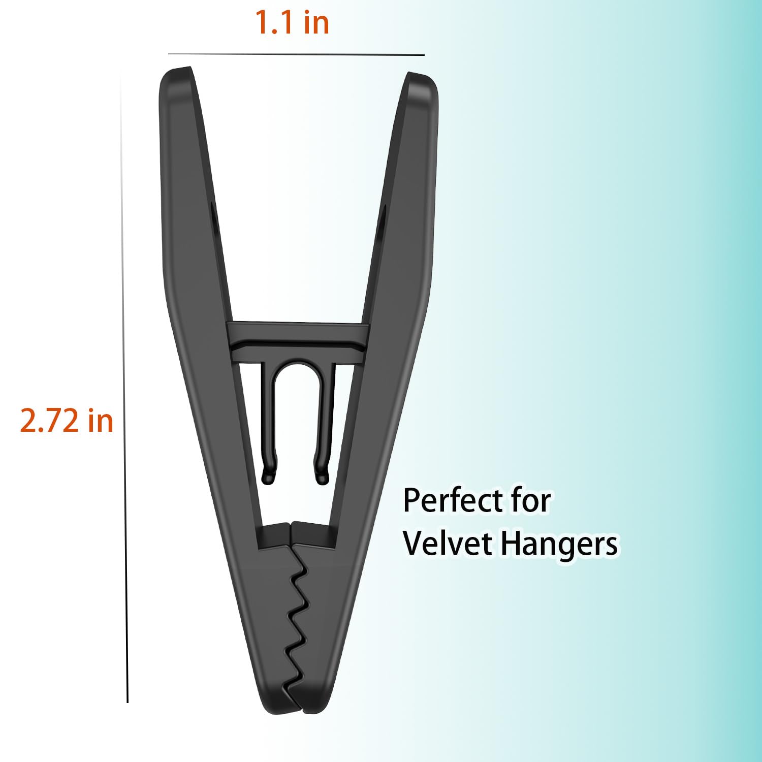 Hanger Clips Perfect for Velvet Hangers