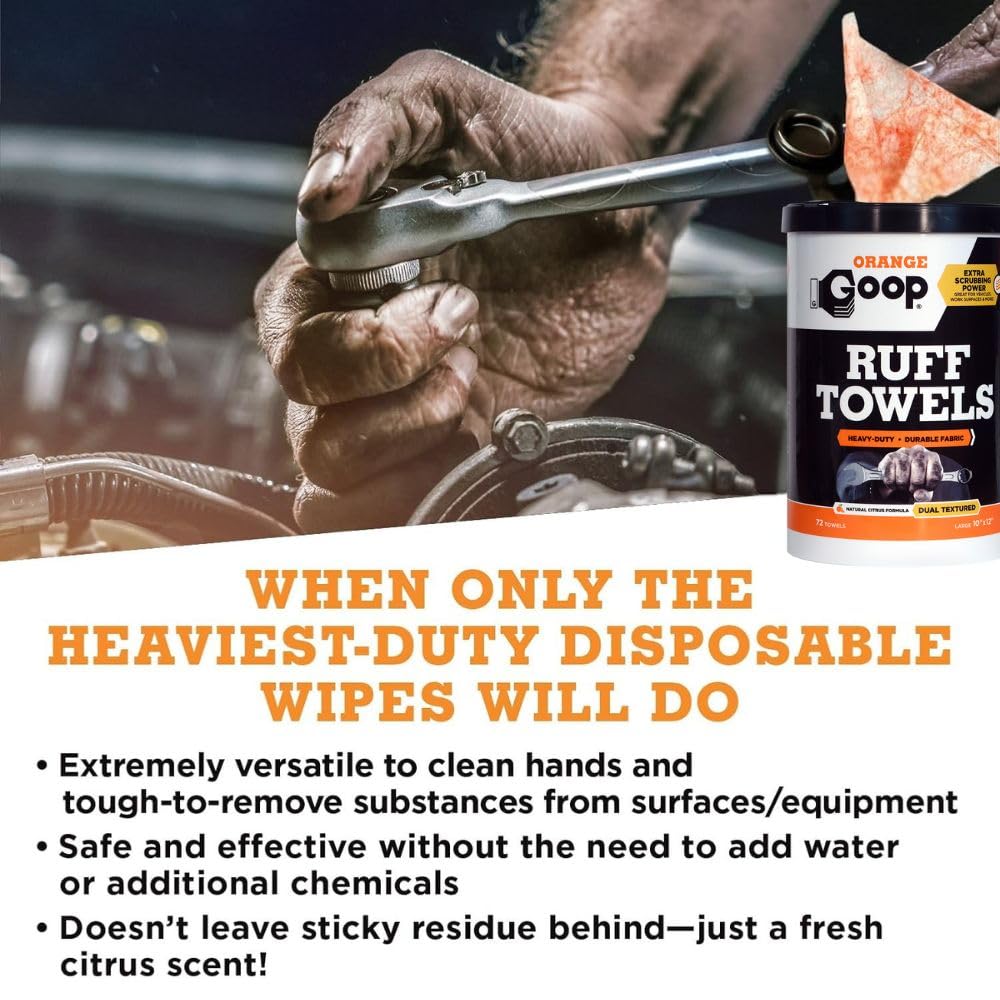 Heavy Duty Ruff Towels with Scrubbing Power (432 Count)