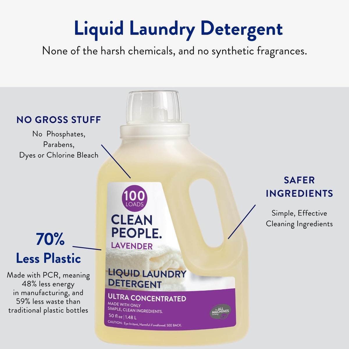 Liquid Laundry Detergent (100 Fl Oz)