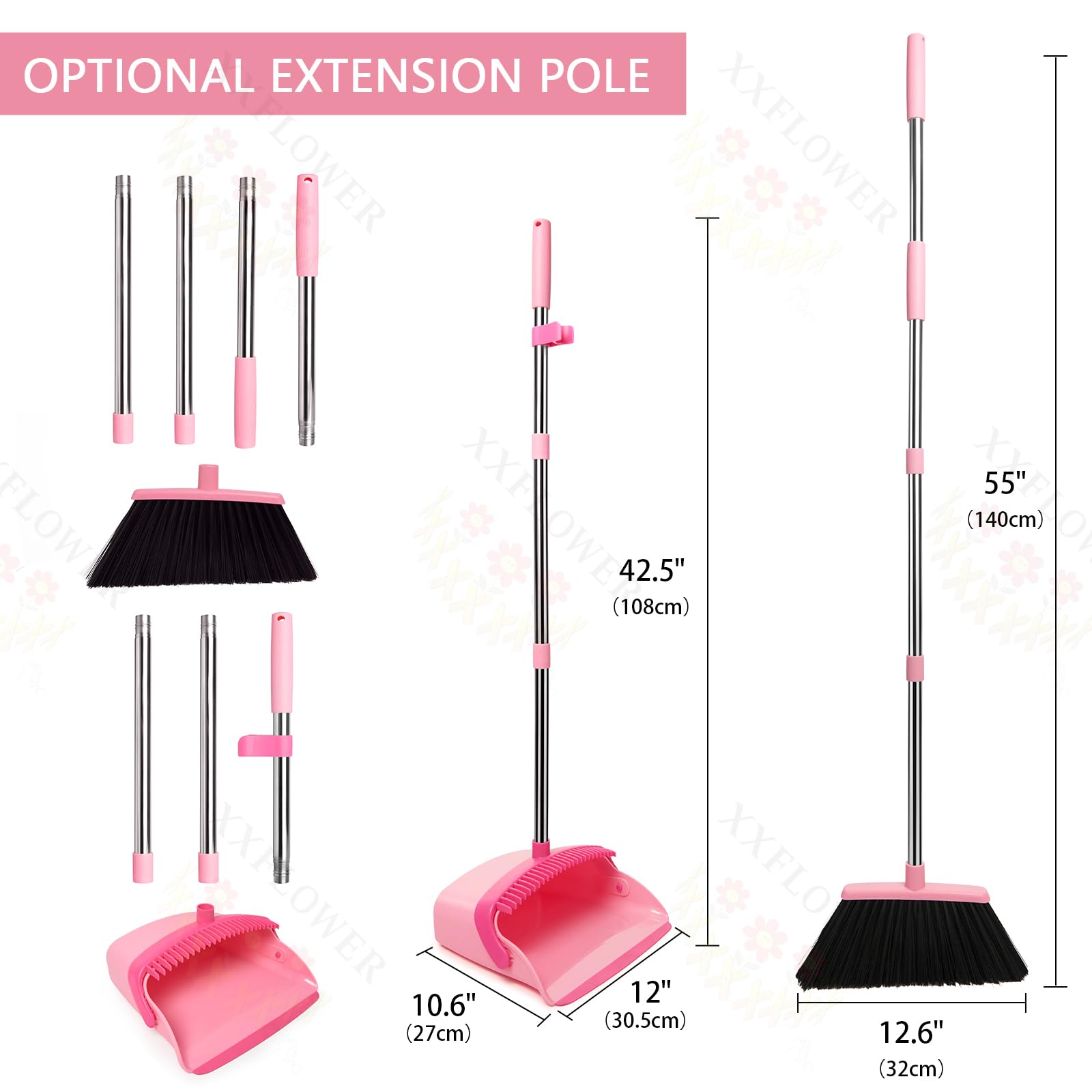 Broom and Dustpan Set