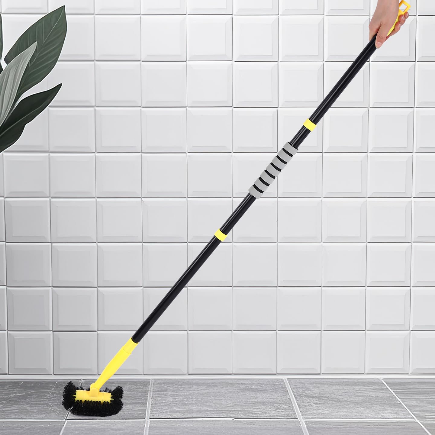 Grout Cleaning Brush with Long Handle