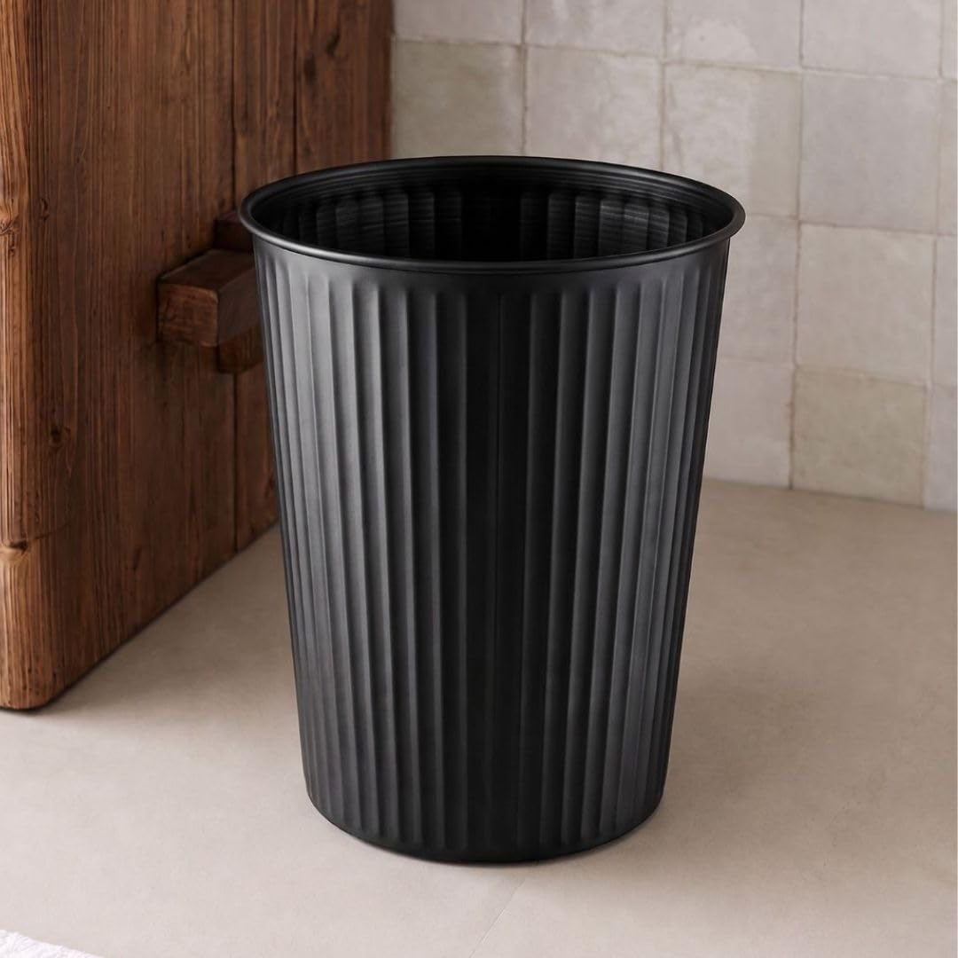 Metal Bathroom Trash Can