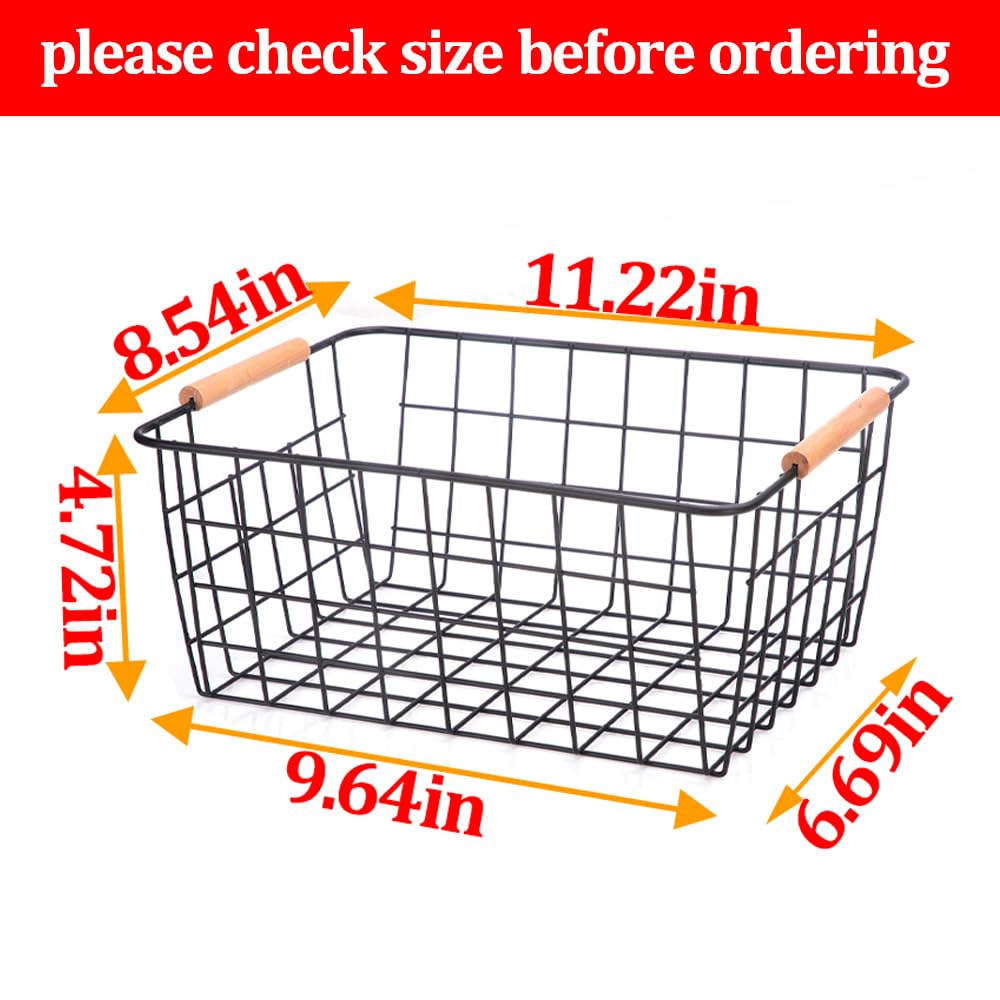 Metal Black Wire Basket