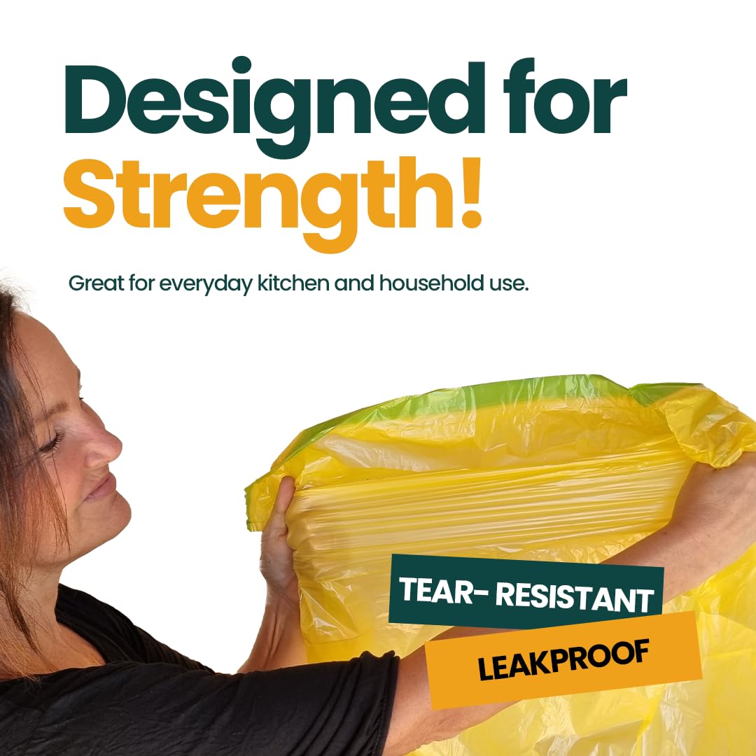 13 Gallon Trash Bags with Drawstrings (40 Count)