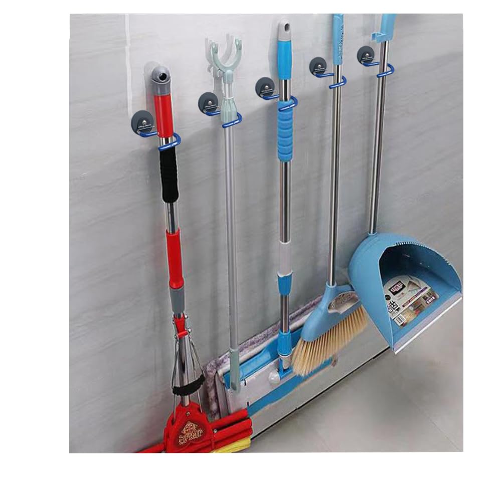 2PCS Broom Holder Magnetic Broom Hooks (2 Count)