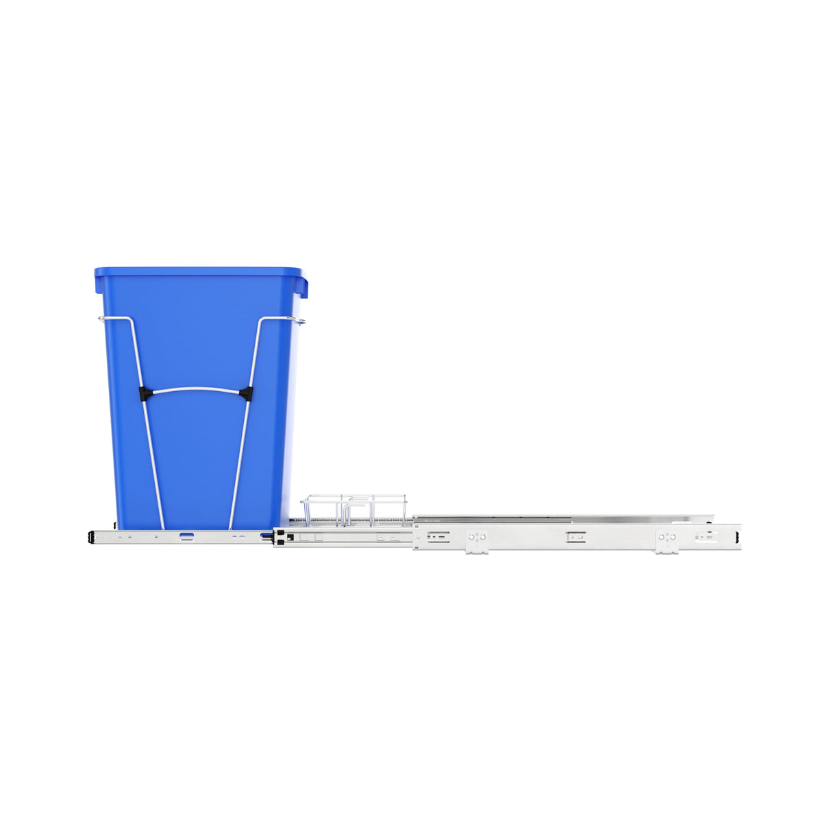 Pullout Trash Can for Under Kitchen Cabinets 35 Qt Garbage Waste Recyling Bin with Full Extension Slides