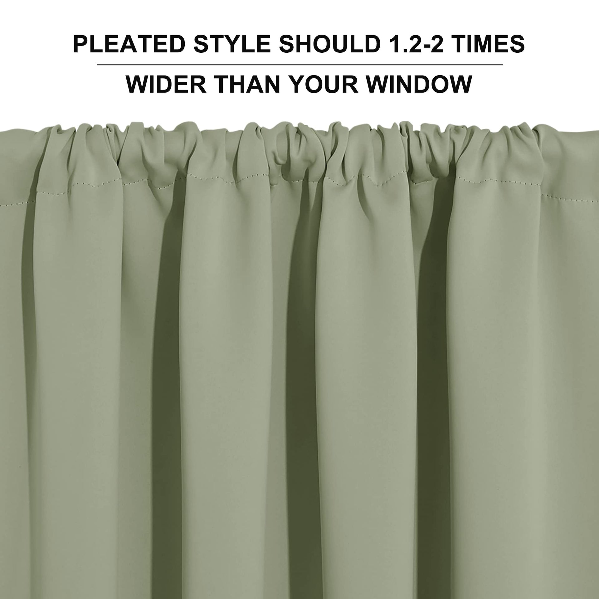 Blackout Curtains for Bedroom Living Dining Room 84 inches Long (2 Count)