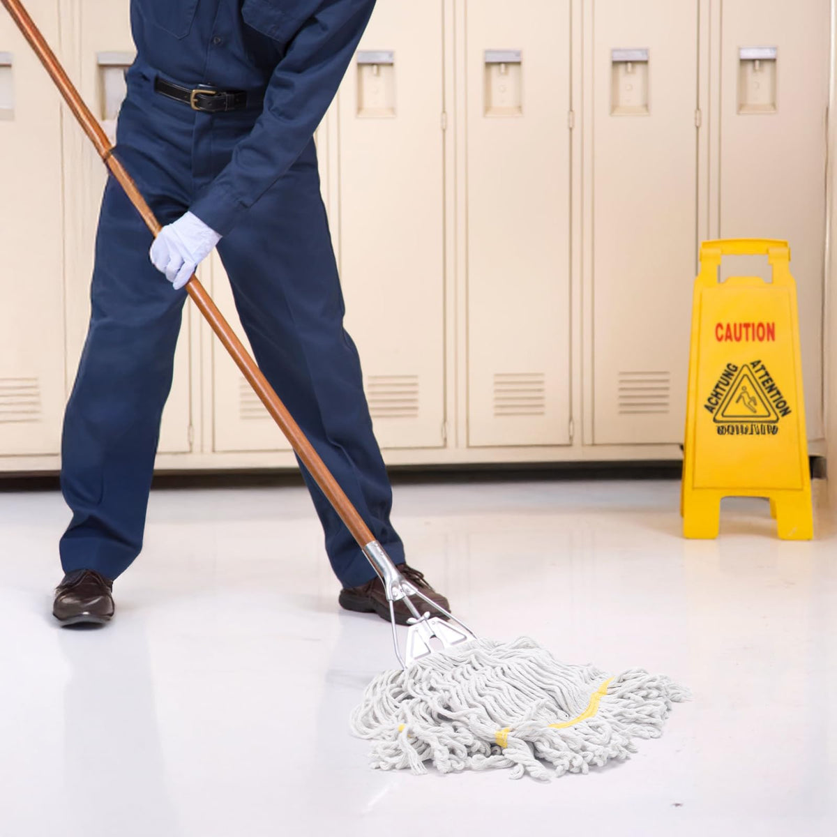 6 Pack Heavy Duty Commercial Mop Head Replacement - ModHome Supplies