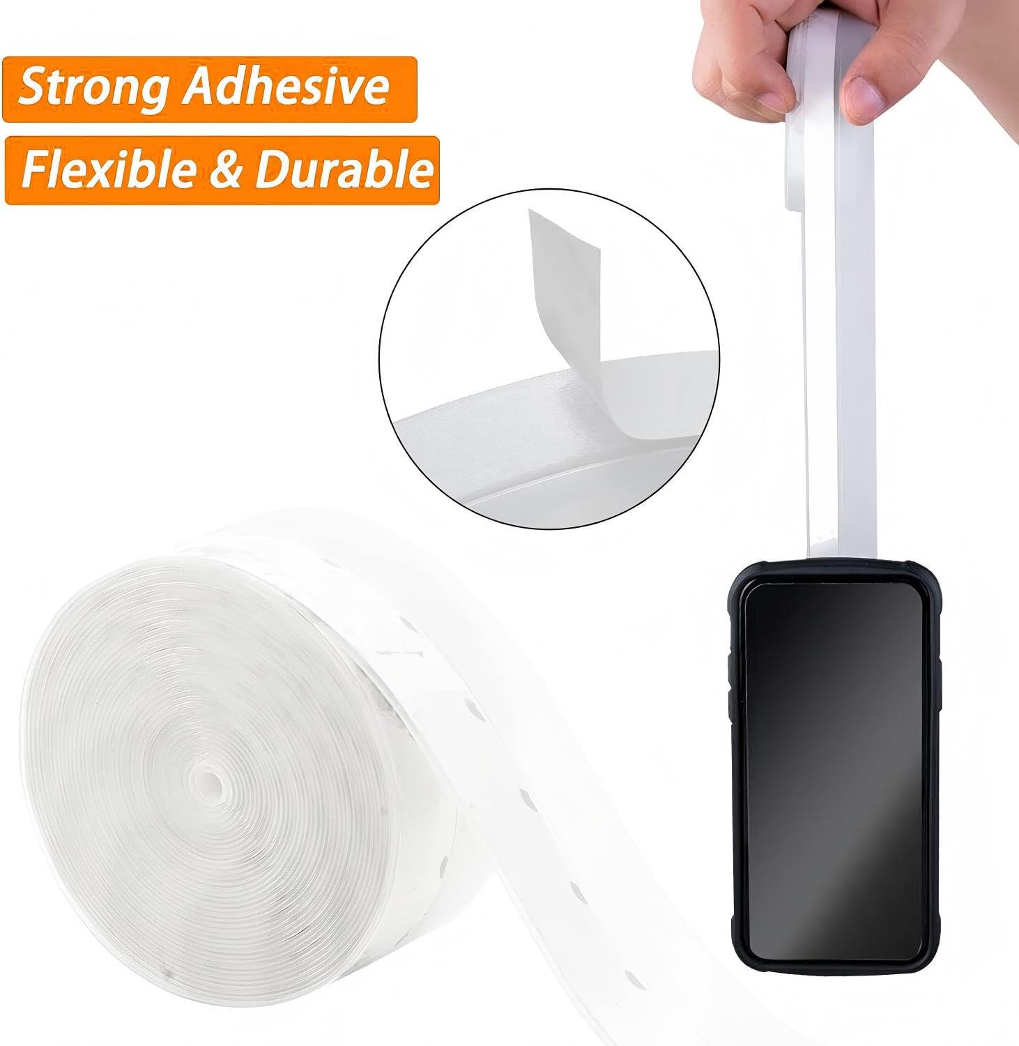 39.37 Ft Weather Stripping Door Seal Strip Tape (39.37 Foot)