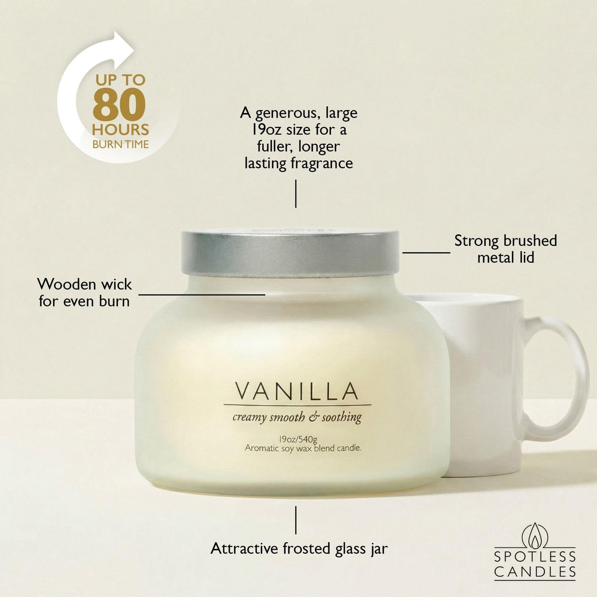 Vanilla Volcano Candle 19oz