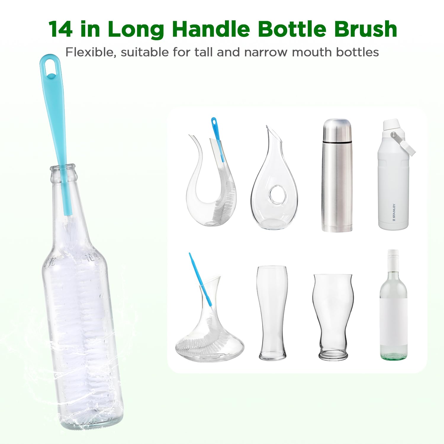 6 Pack Bottle Brush Cleaning Set (6 Count)