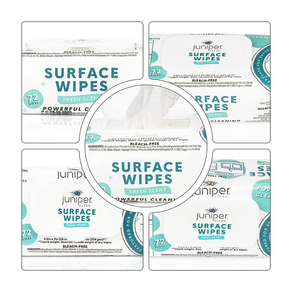 1 Pack Surface Cleaning Wipes Bleach Free (72 Count) - ModHome Supplies