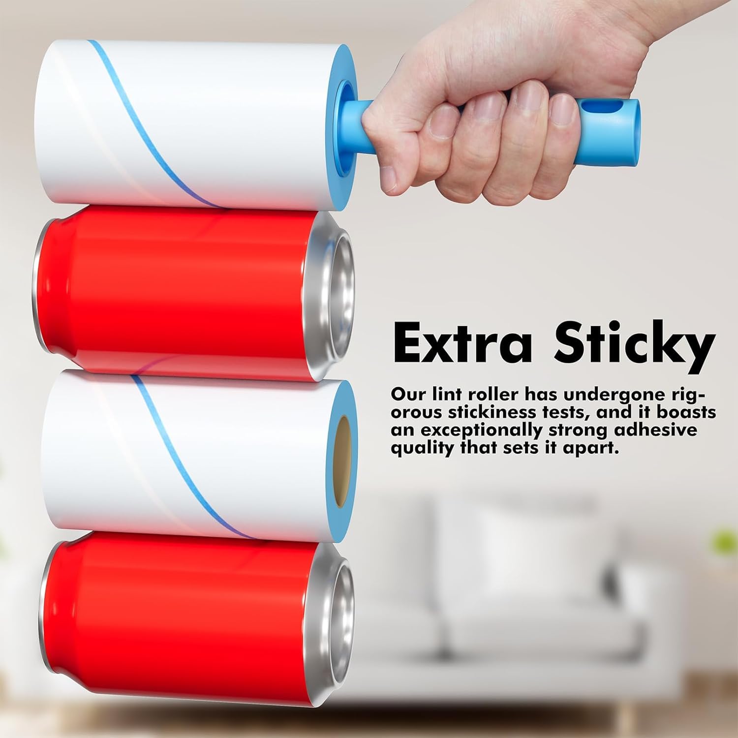 Lint Rollers for Pet Hair Extra Sticky (600 Count)