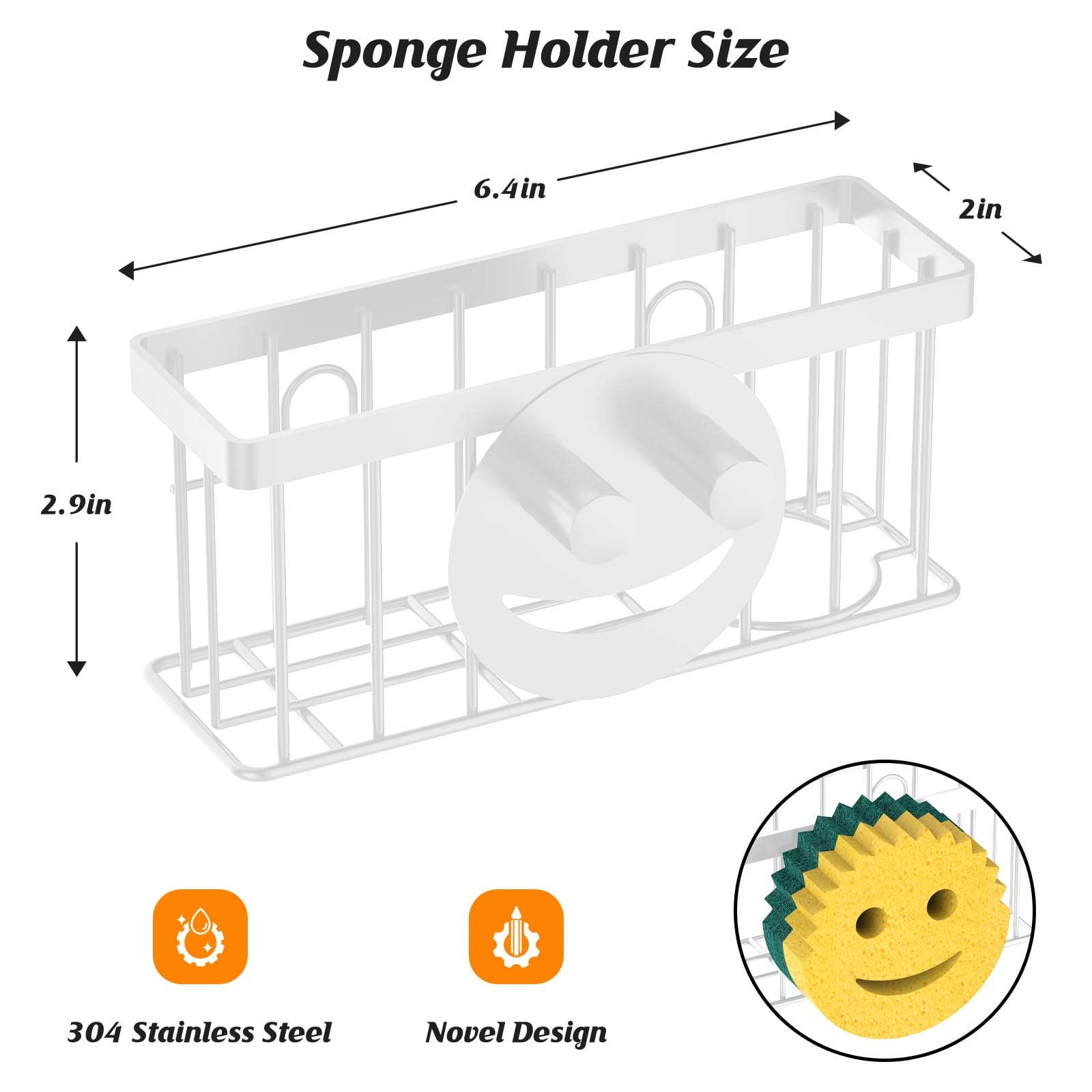 Sponge Holder Smiley Face