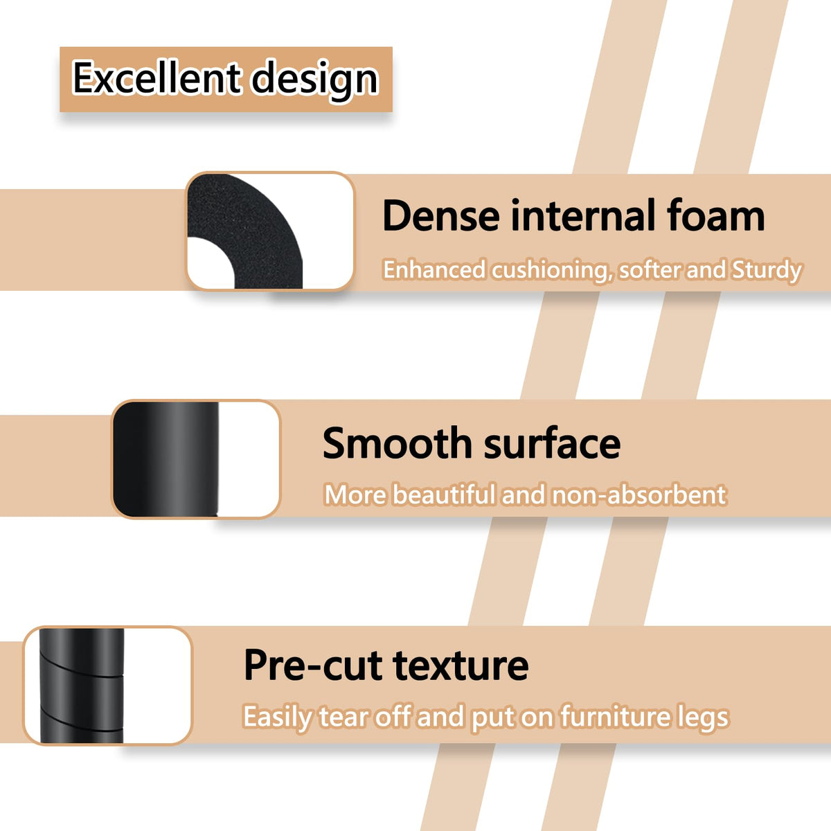 Bed Frame Toe Protectors (4 Count)