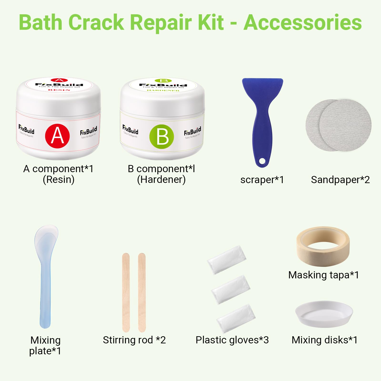 Tub Repair Porcelain Repair Kit