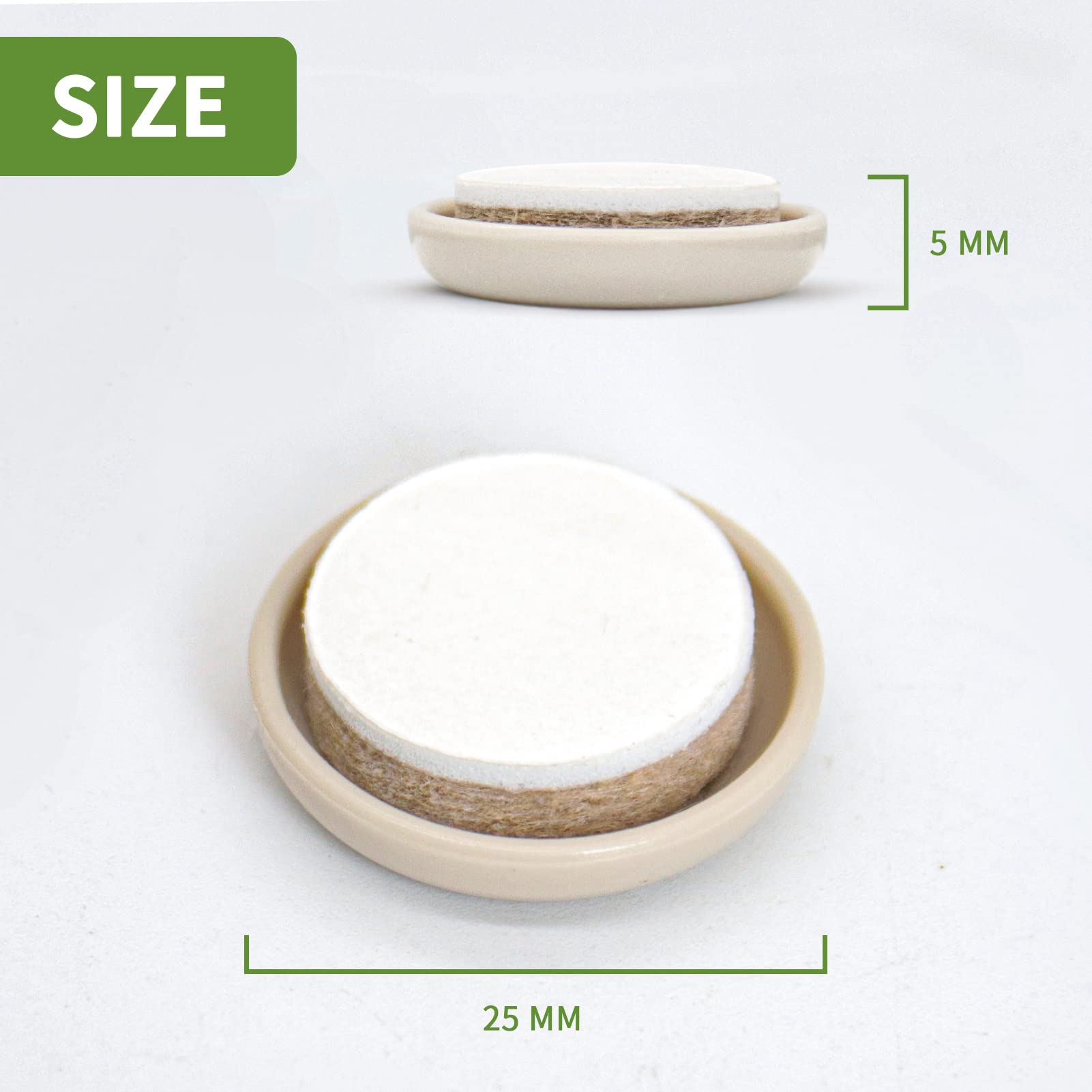 Furniture Sliders for Carpet 48 PCS (48 Count)