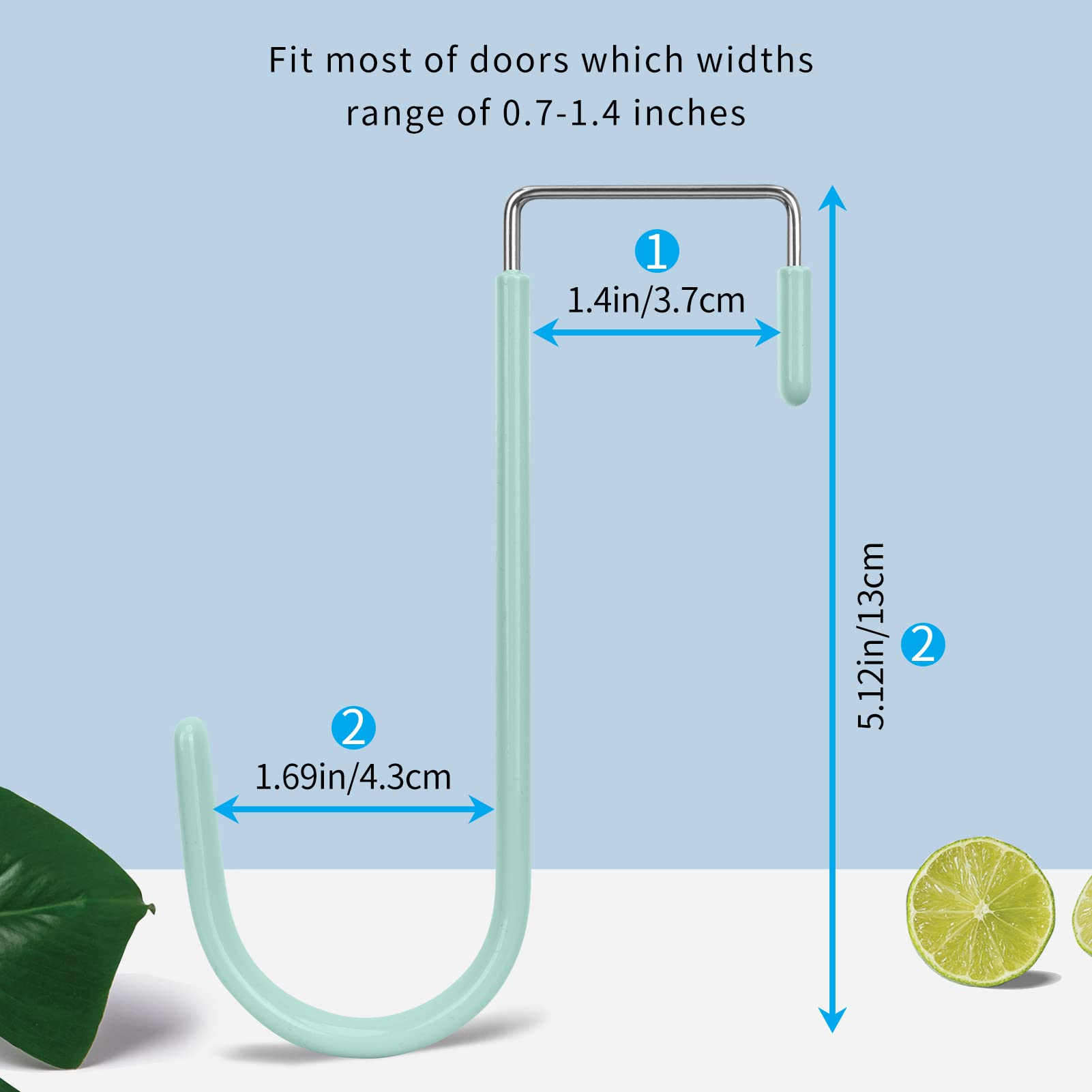 Over the Door Hooks (4 Count)