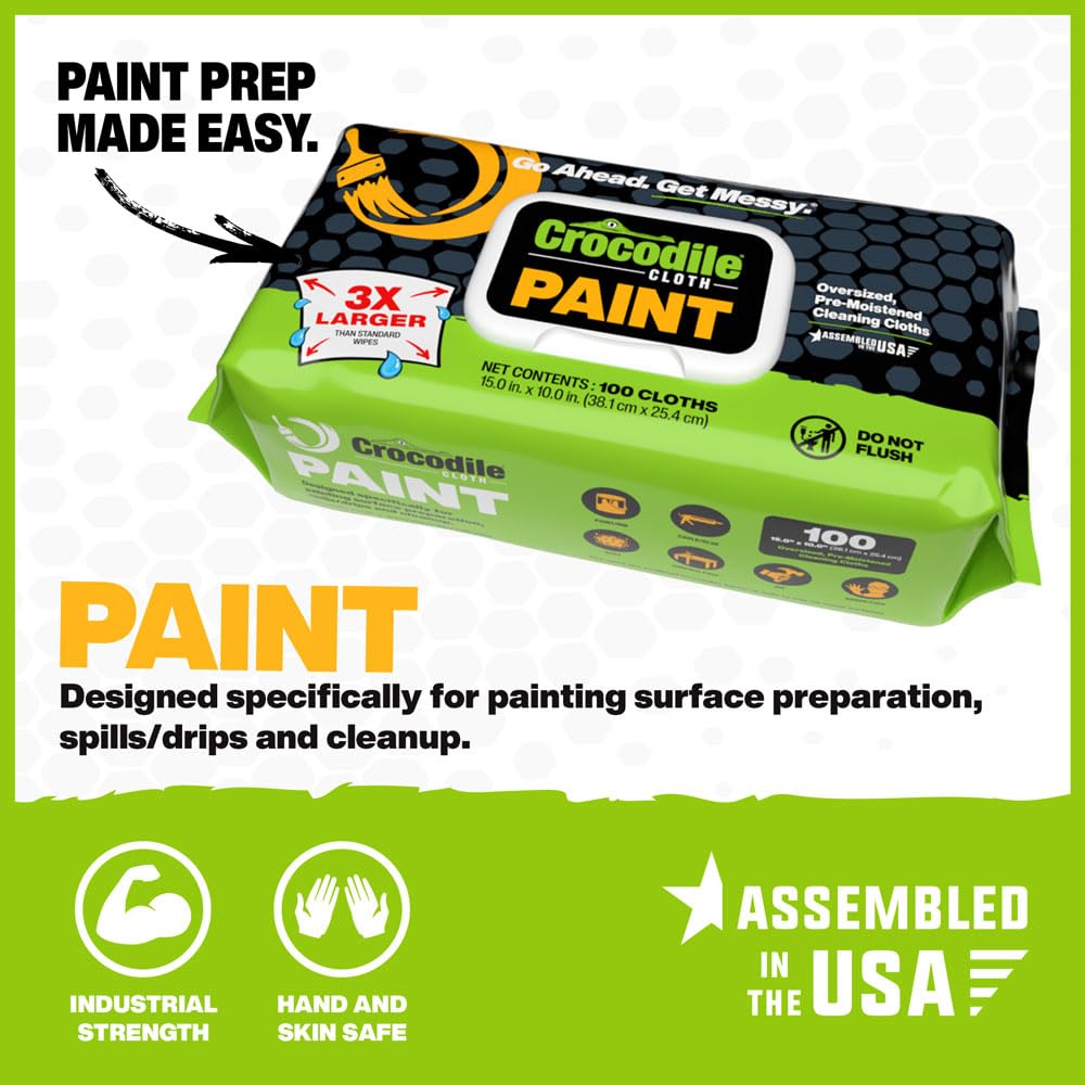 Paint Prep & Cleanup Wipes (100 Count)