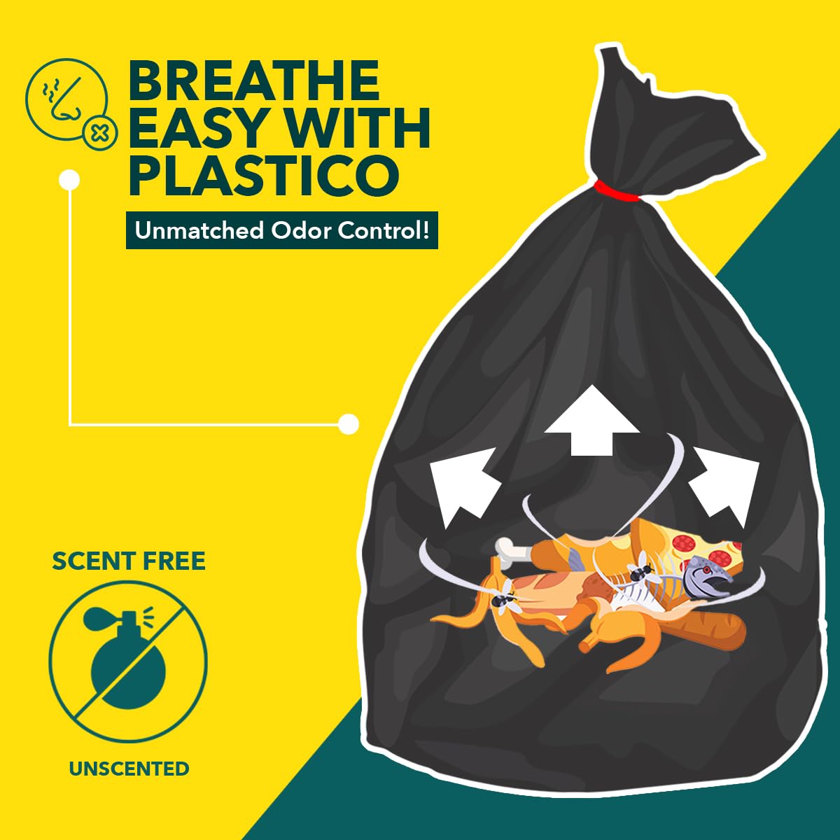 Extra Tall Kitchen Trash Bags (36 Count)
