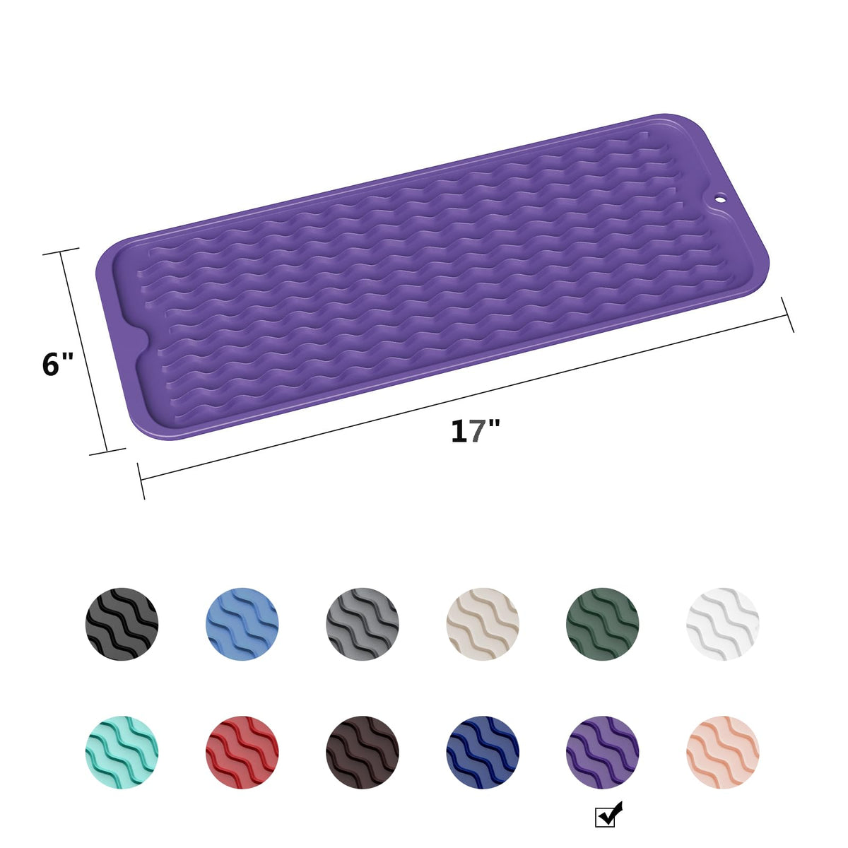 Small Dish Drying Mat for Kitchen Counter
