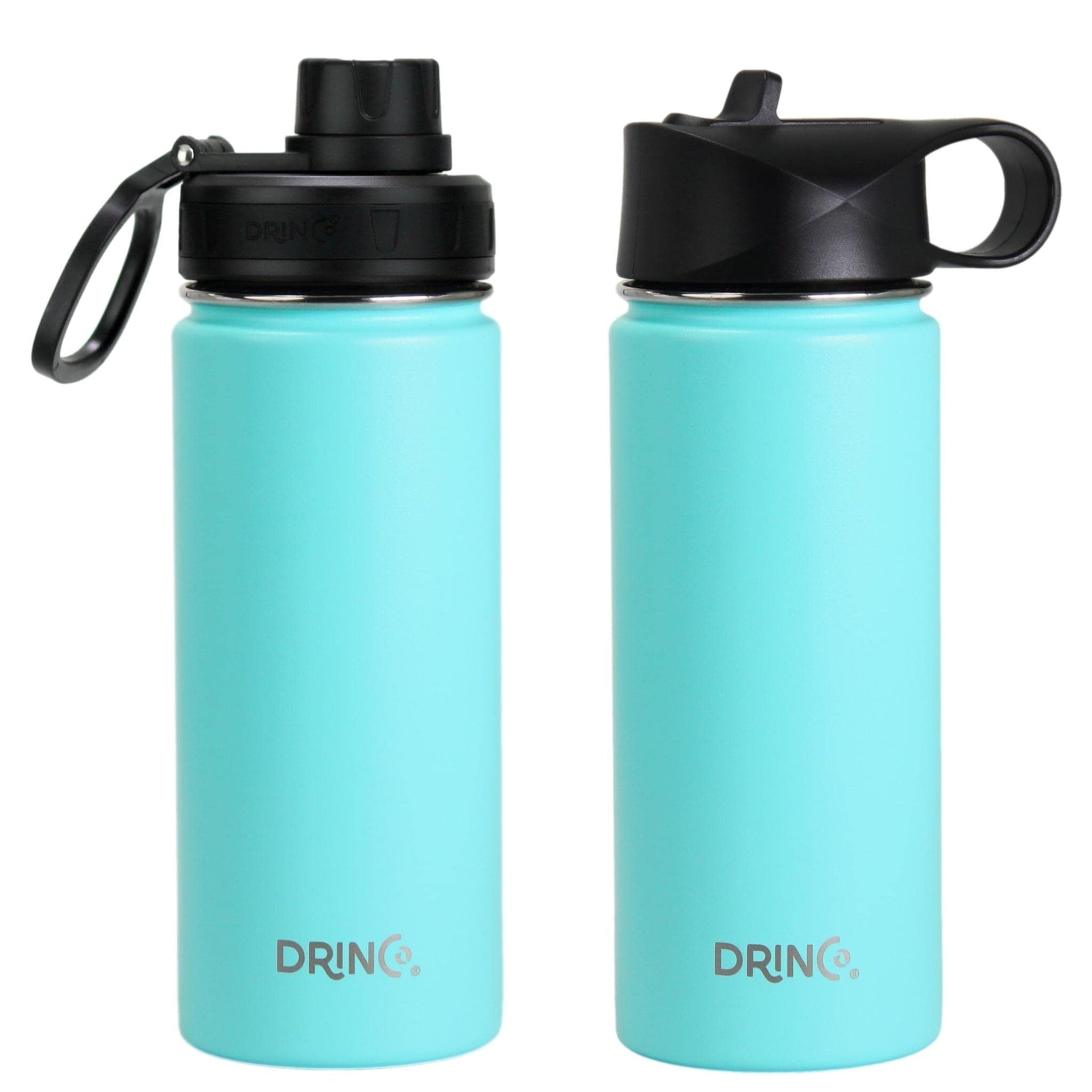 Stainless Steel Water Bottle Spout Lid Vacuum Insulated Double Wall Water Bottle Wide Mouth