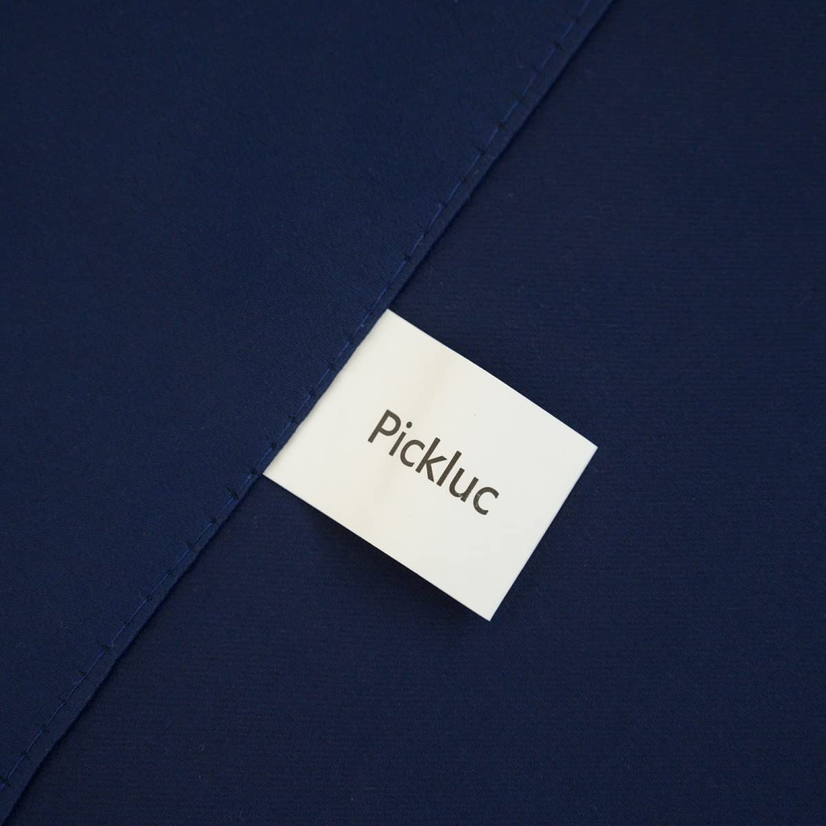 Navy Blue Cafe Half Window Curtain (2 Count)