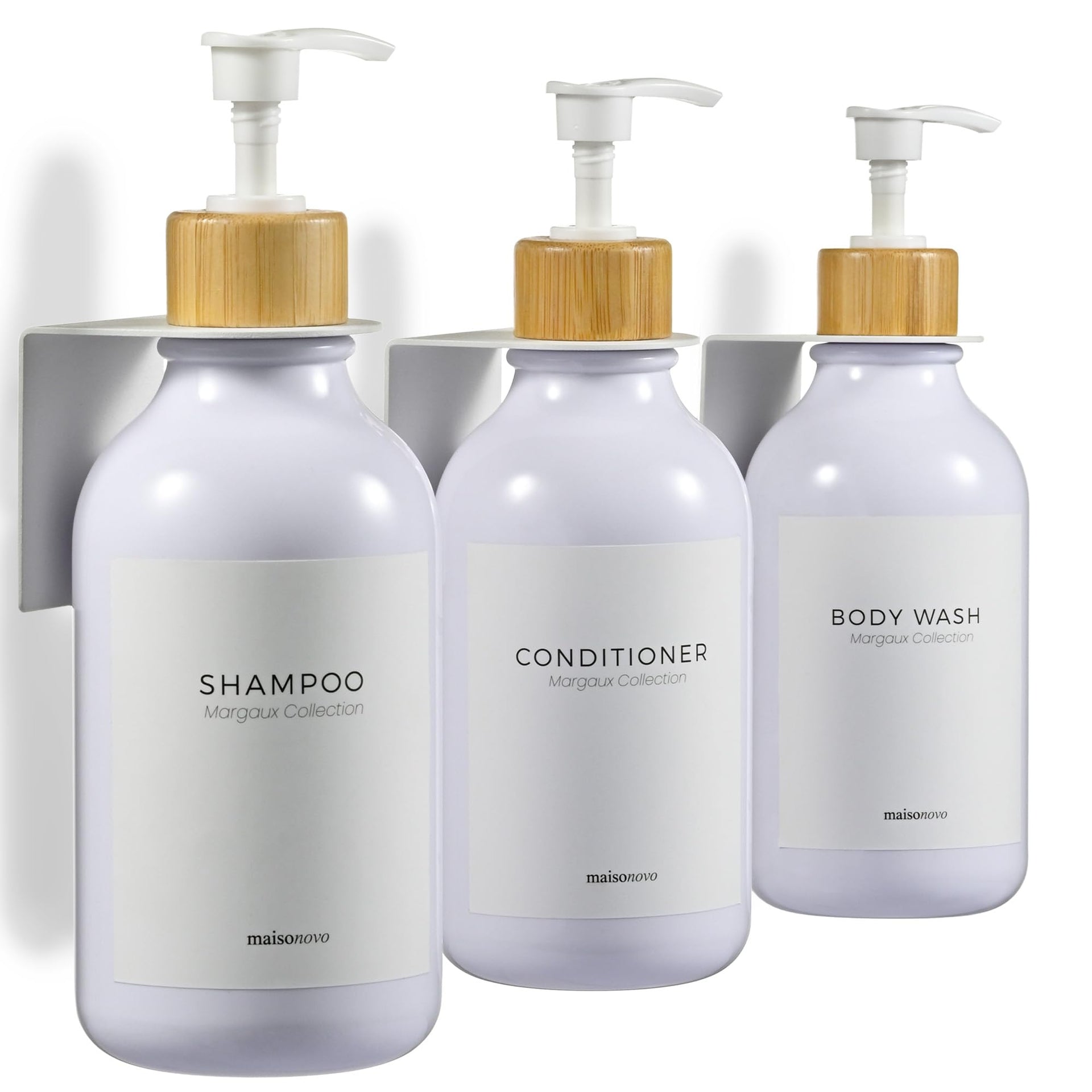 Shampoo and Conditioner Dispenser (3 Count)