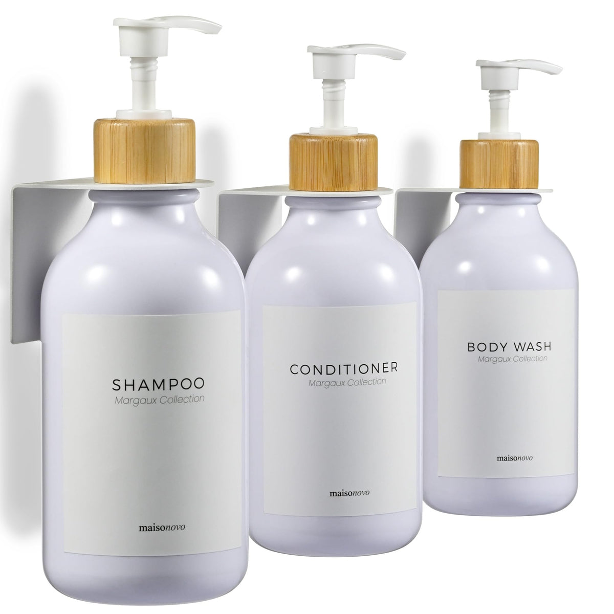 Shampoo and Conditioner Dispenser (3 Count)