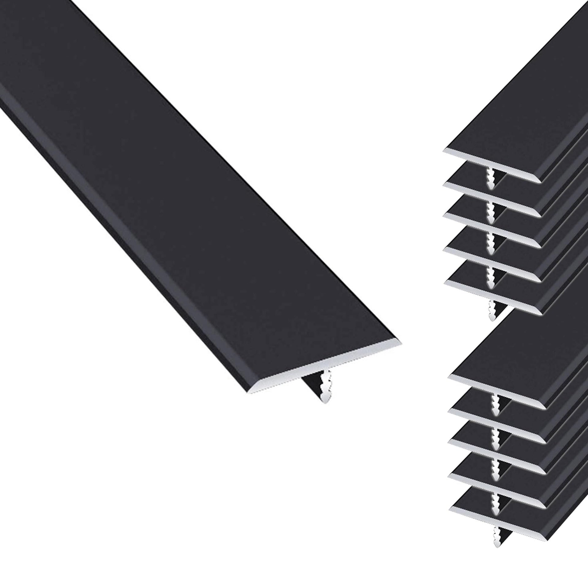 10Pcs Aluminum T Molding Floor Transition Strip (10 Count)