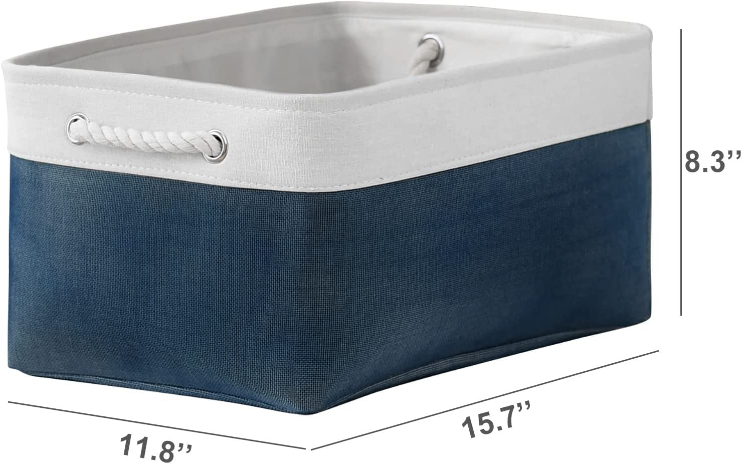 Collapsible Storage Bin for Shelves (3 Count)