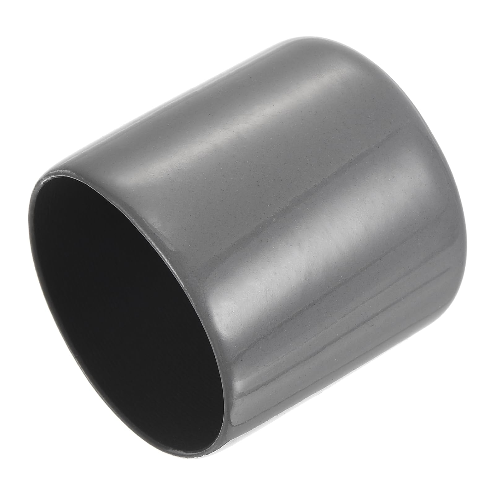 20pcs Rubber End Caps 38mm ID Vinyl Cap Cover Screw Protectors Dark Grey