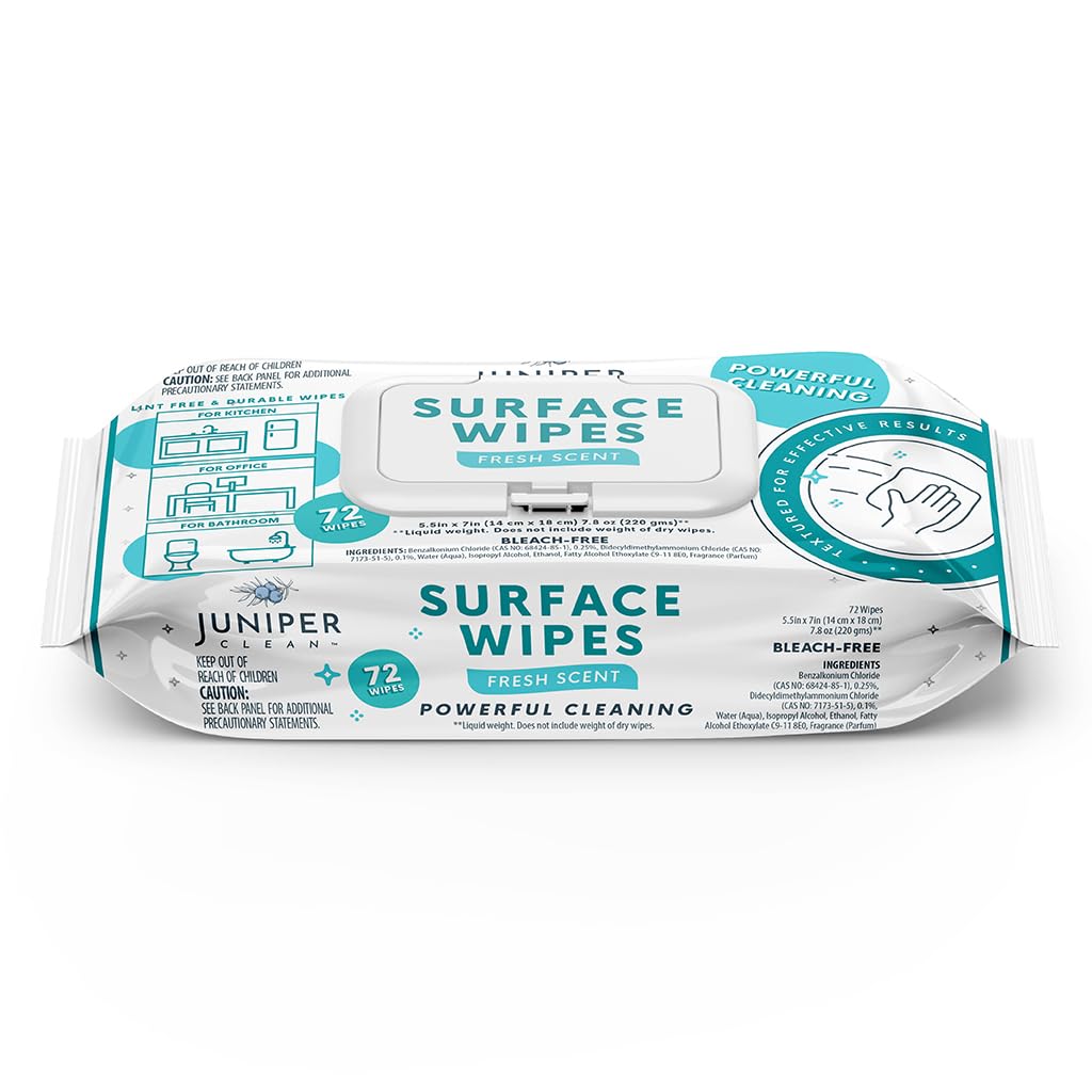 1 Pack Surface Cleaning Wipes Bleach Free (72 Count) - ModHome Supplies
