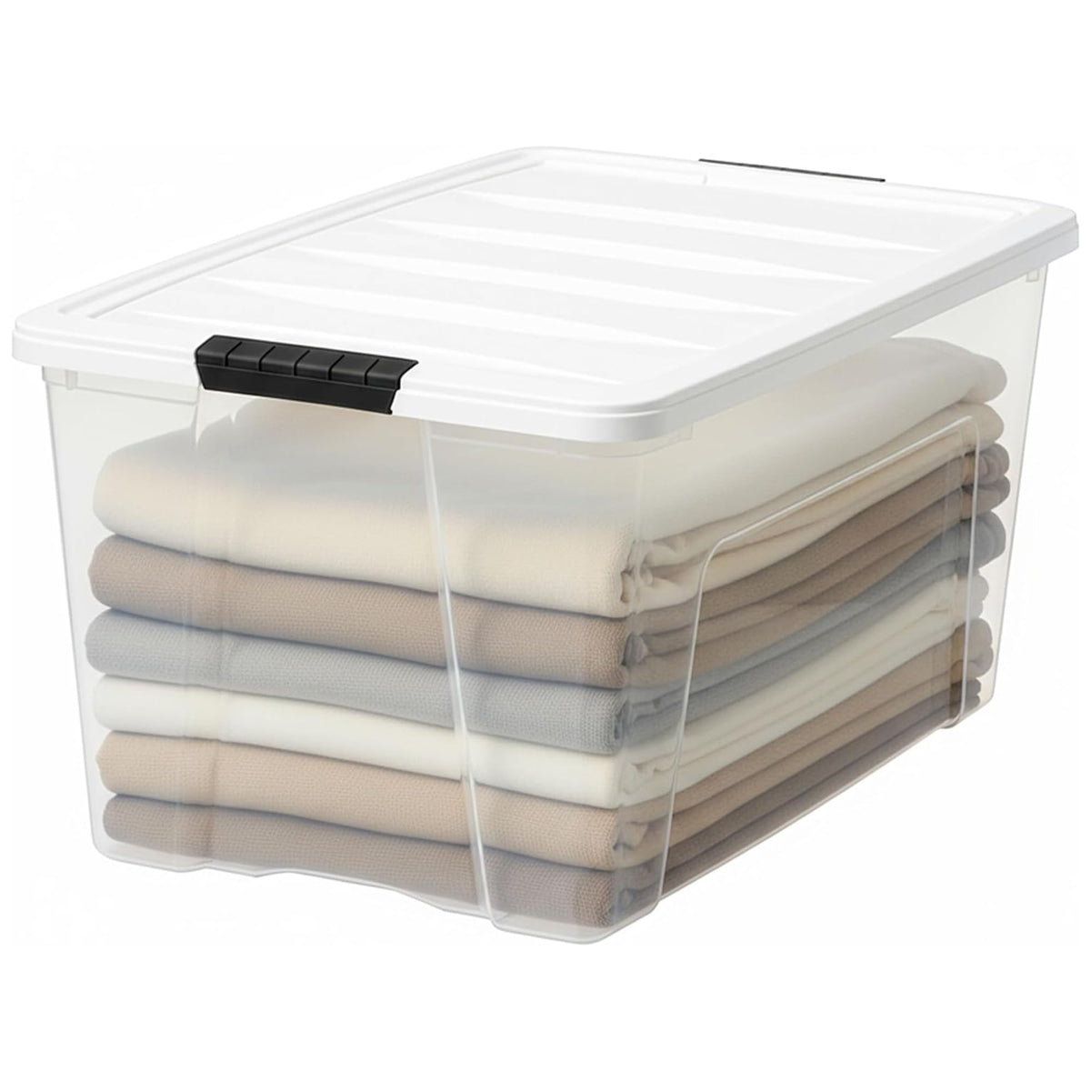72 Qt Storage Bins with Lids (8 Count)