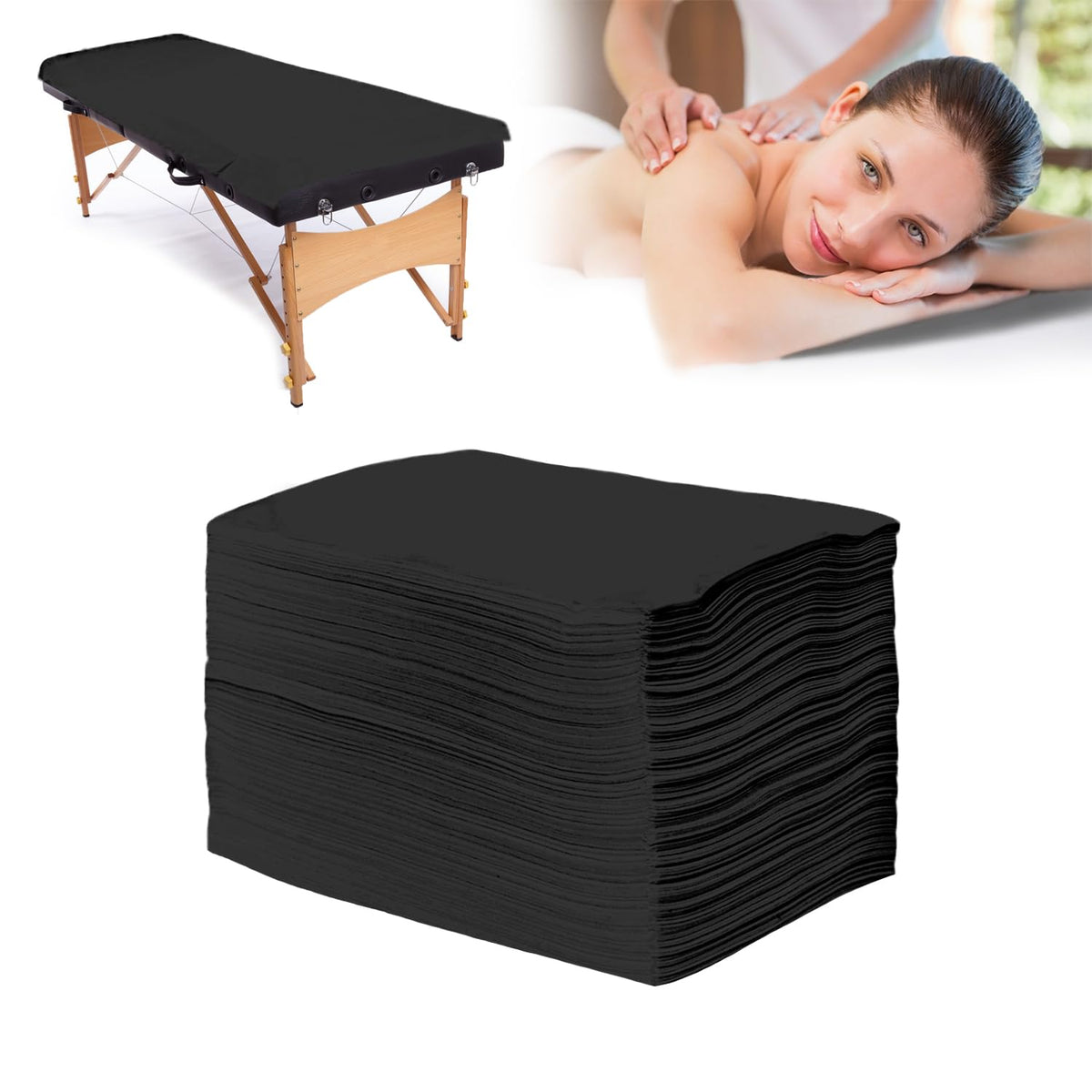50Pcs Disposable Massage Table Sheets 31" x 71" Non