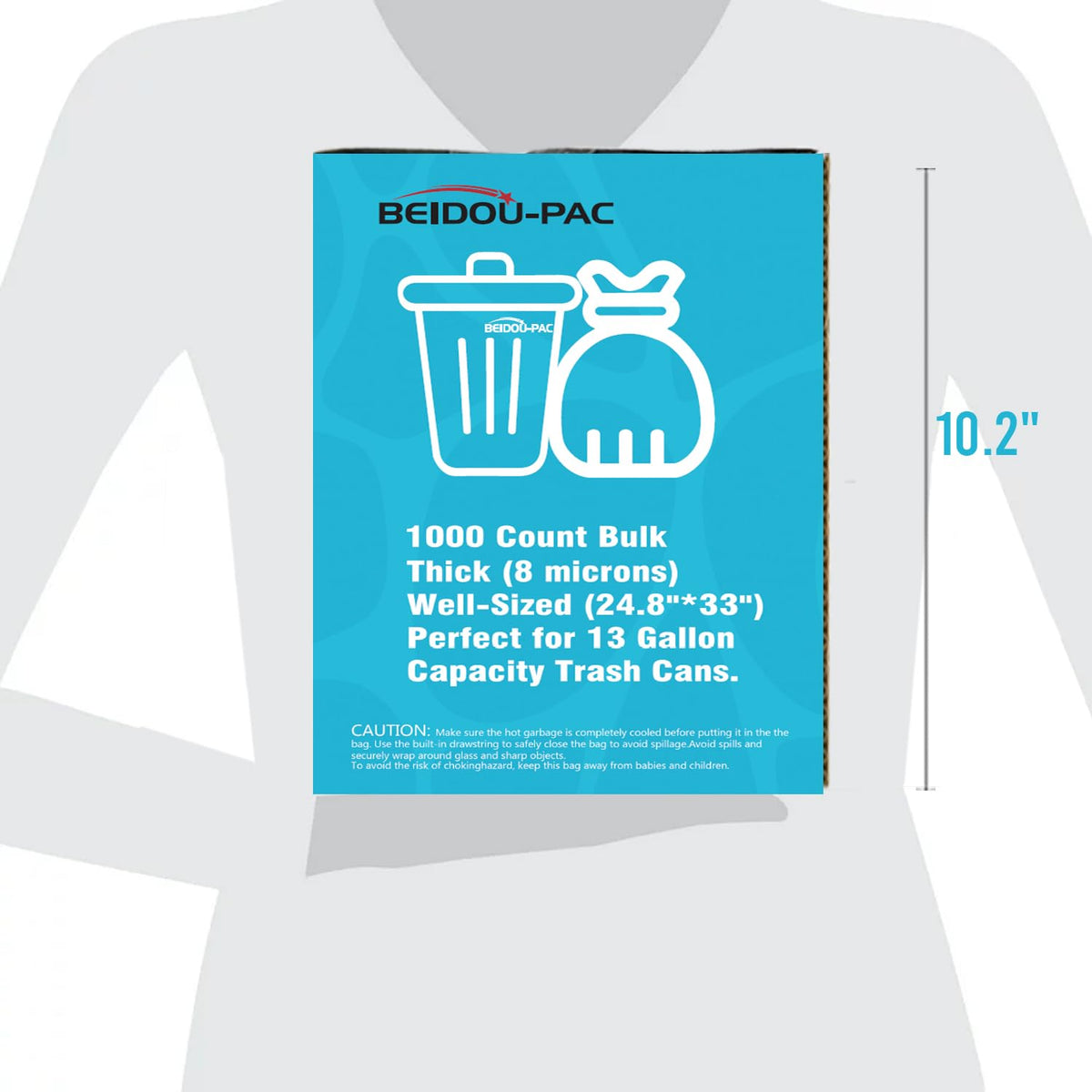 Trash Bags 13 Gallon (1000 Count)