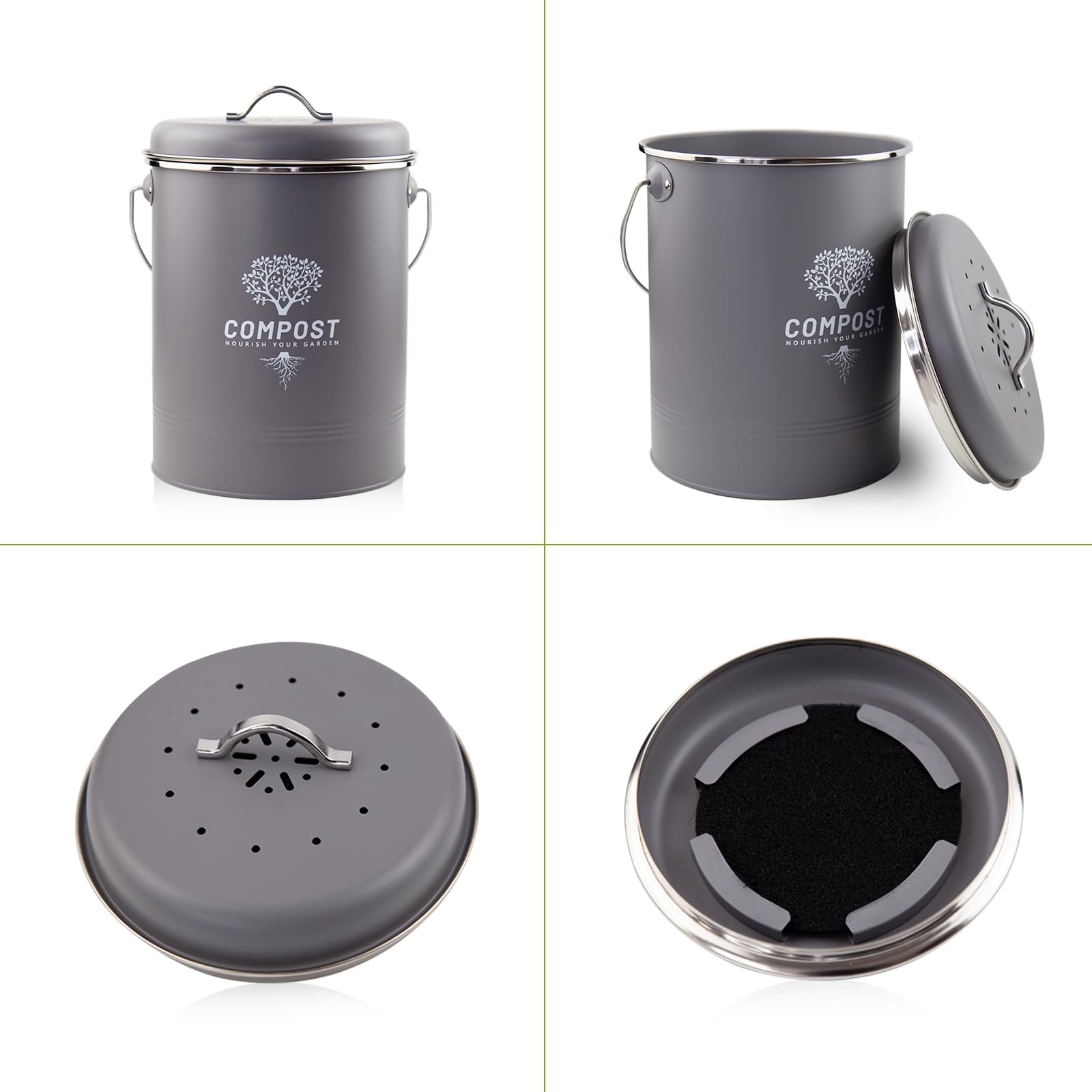 Kitchen Countertop Compost Bin
