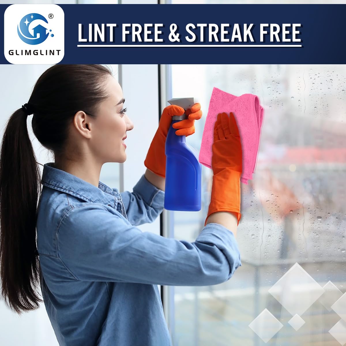 Microfiber Cleaning Cloth (12 Count)