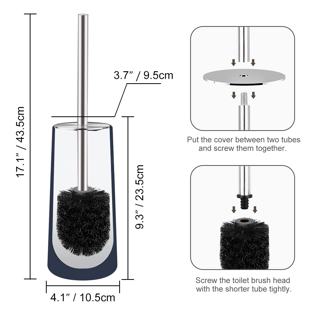 Toilet Brush and Holder (17.99 Count)