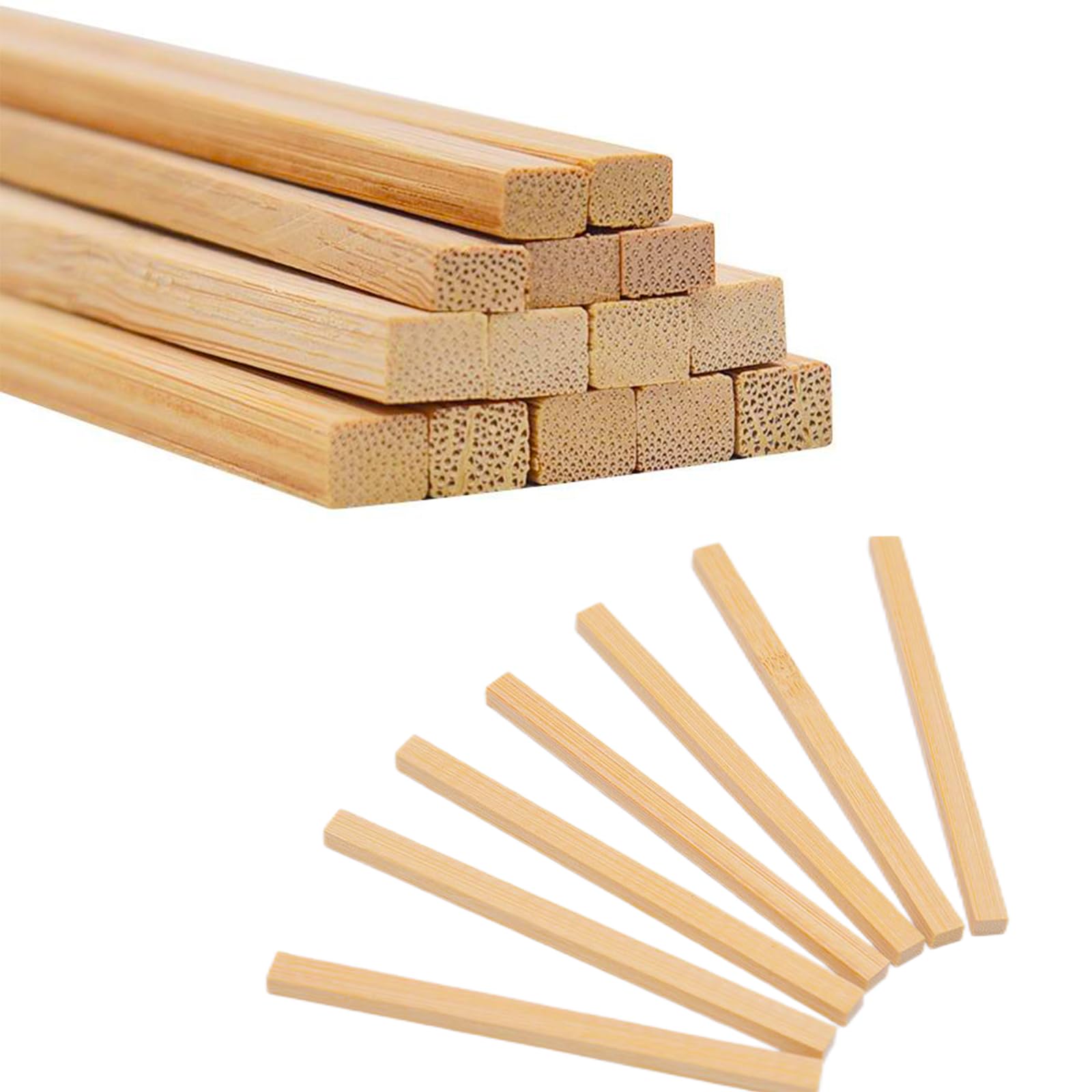 1 4 x 12 Inch 25 PCS Square Dowel Rods Wood Sticks Wooden Dowel Rods (25 Count)