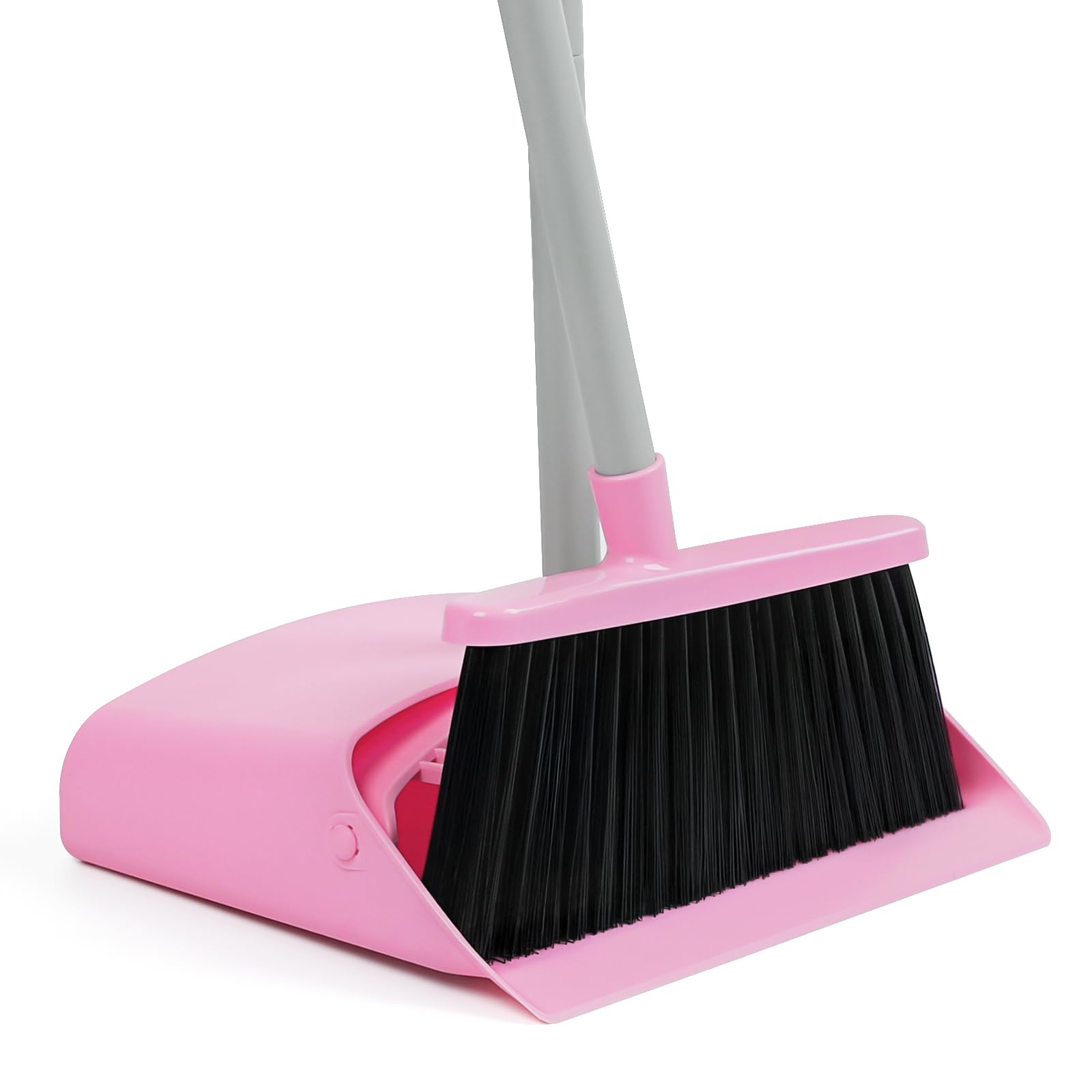 Pink Broom and Dustpan Set