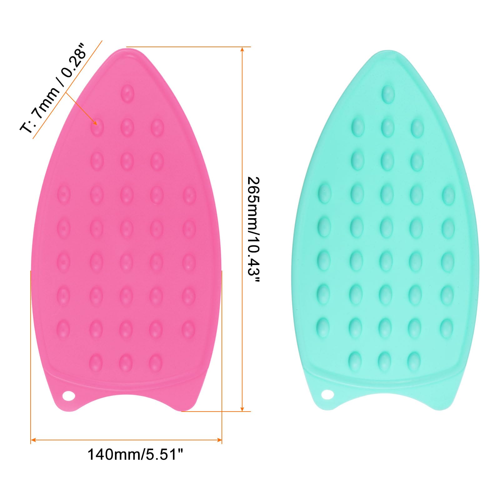 2pcs Silicone Iron Rest Pad
