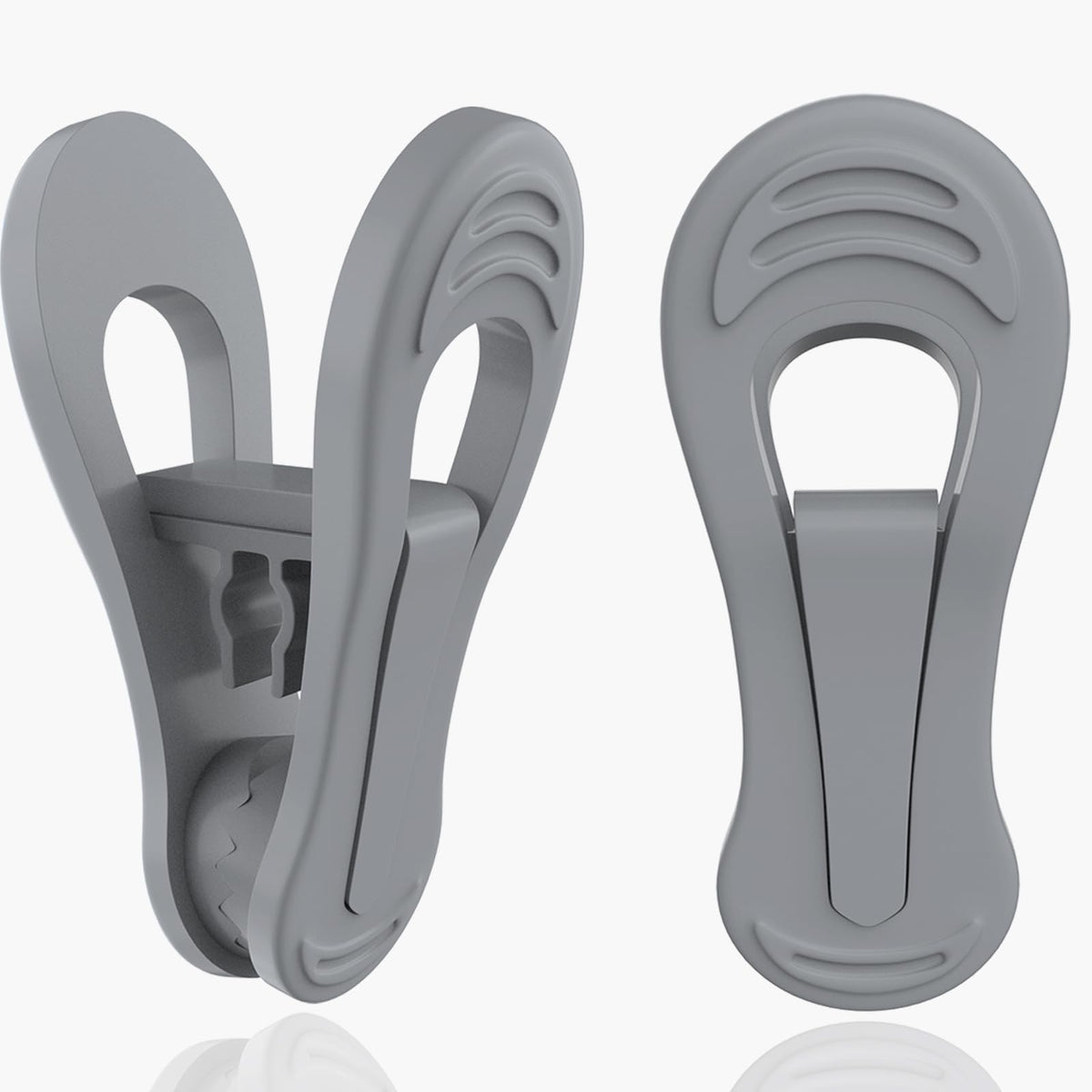 Grey Hanger Clips 50 PCS