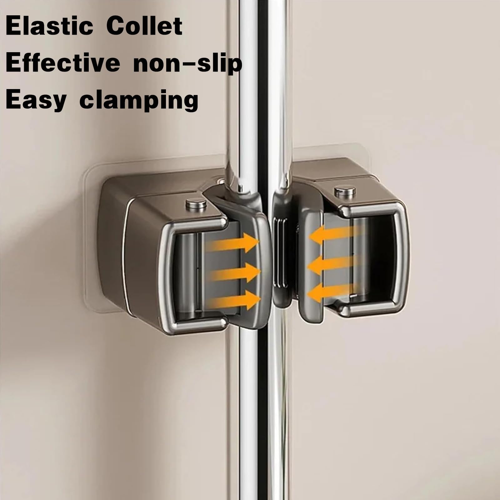 4 Pack Broom Holder Wall Mount (4 Count)
