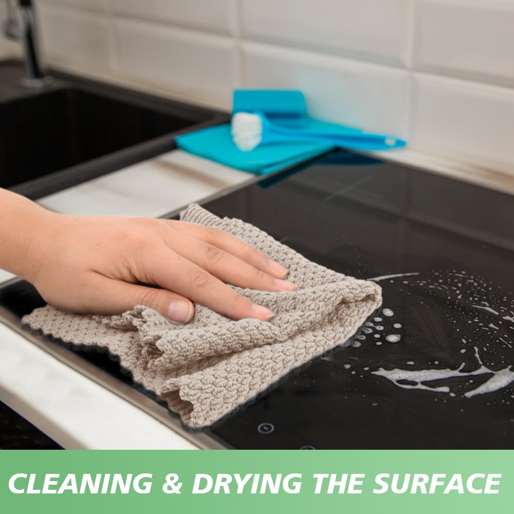 Dish Cloth for Washing Dishes Kitchen Washcloth Cleaning Cloth (5 Count)