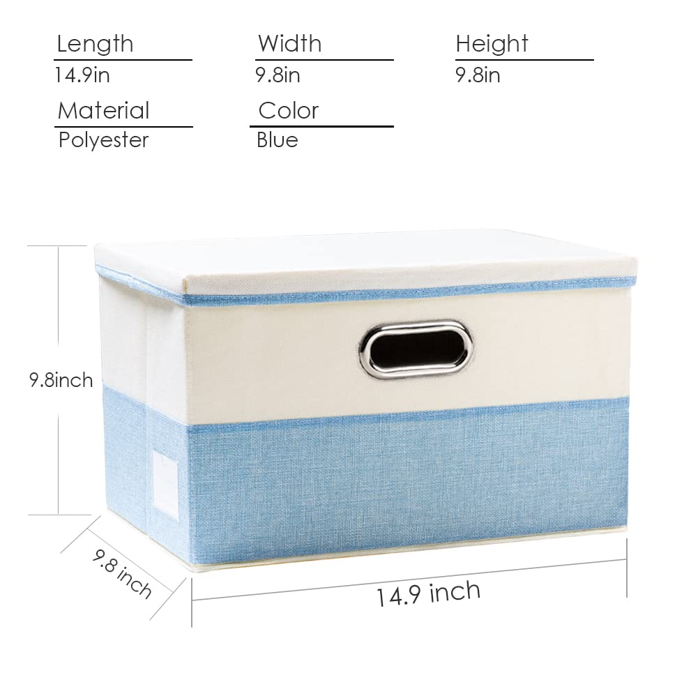 Collapsible Storage Bin with Lid [3 (3 Count)